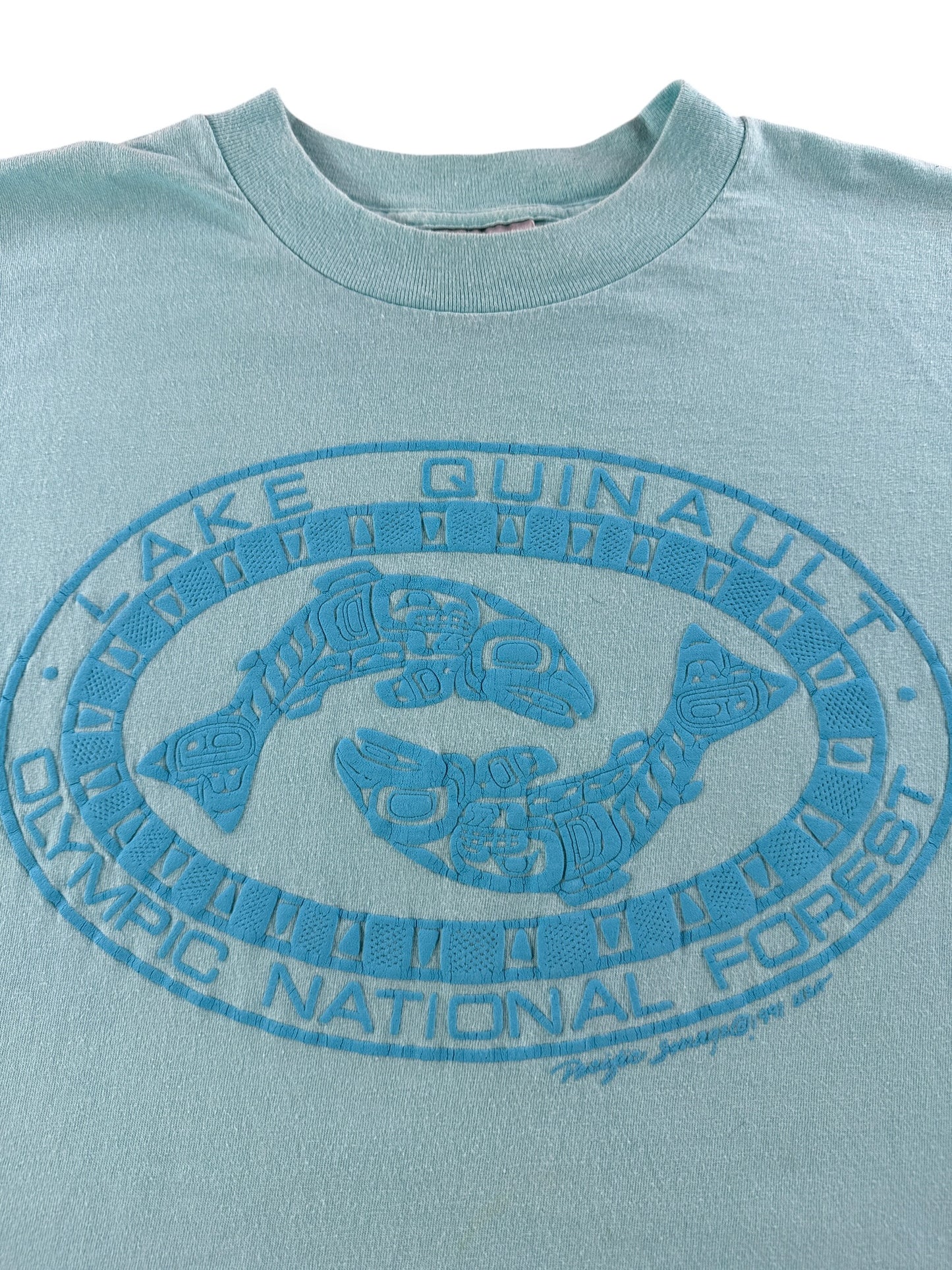 Graphic of Vintage Lake Quinault Tee SZ L