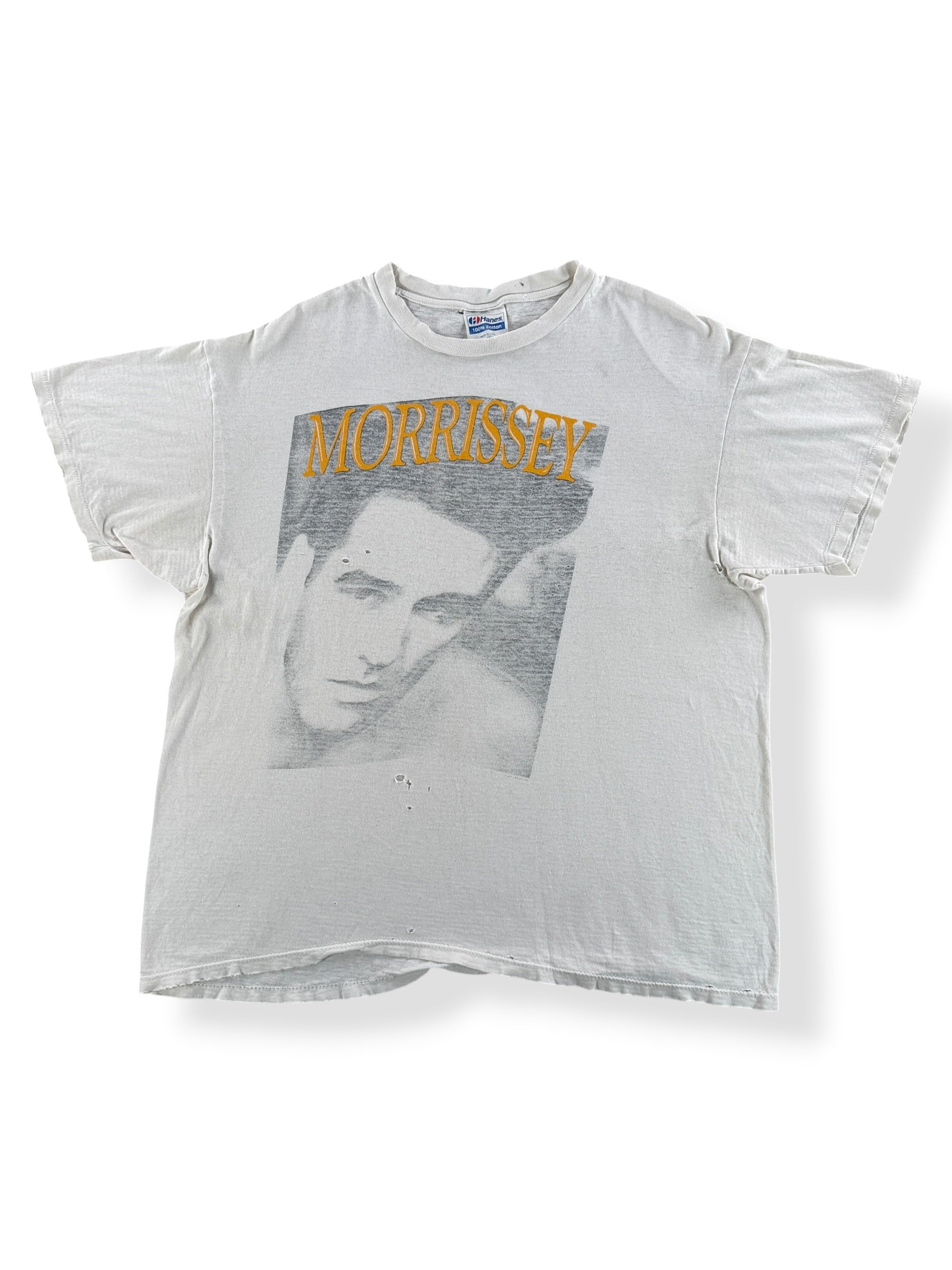 Front of Vintage Morrissey Tee SZ XL (Fits L)