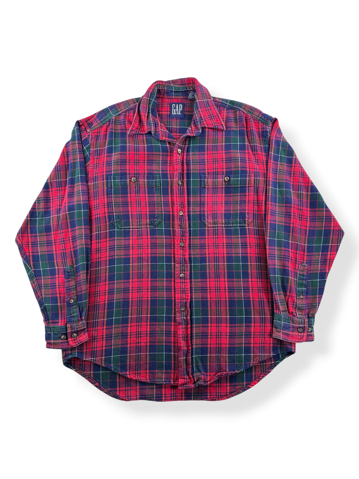 Front of Vintage Gap Cotton Flannel SZ M