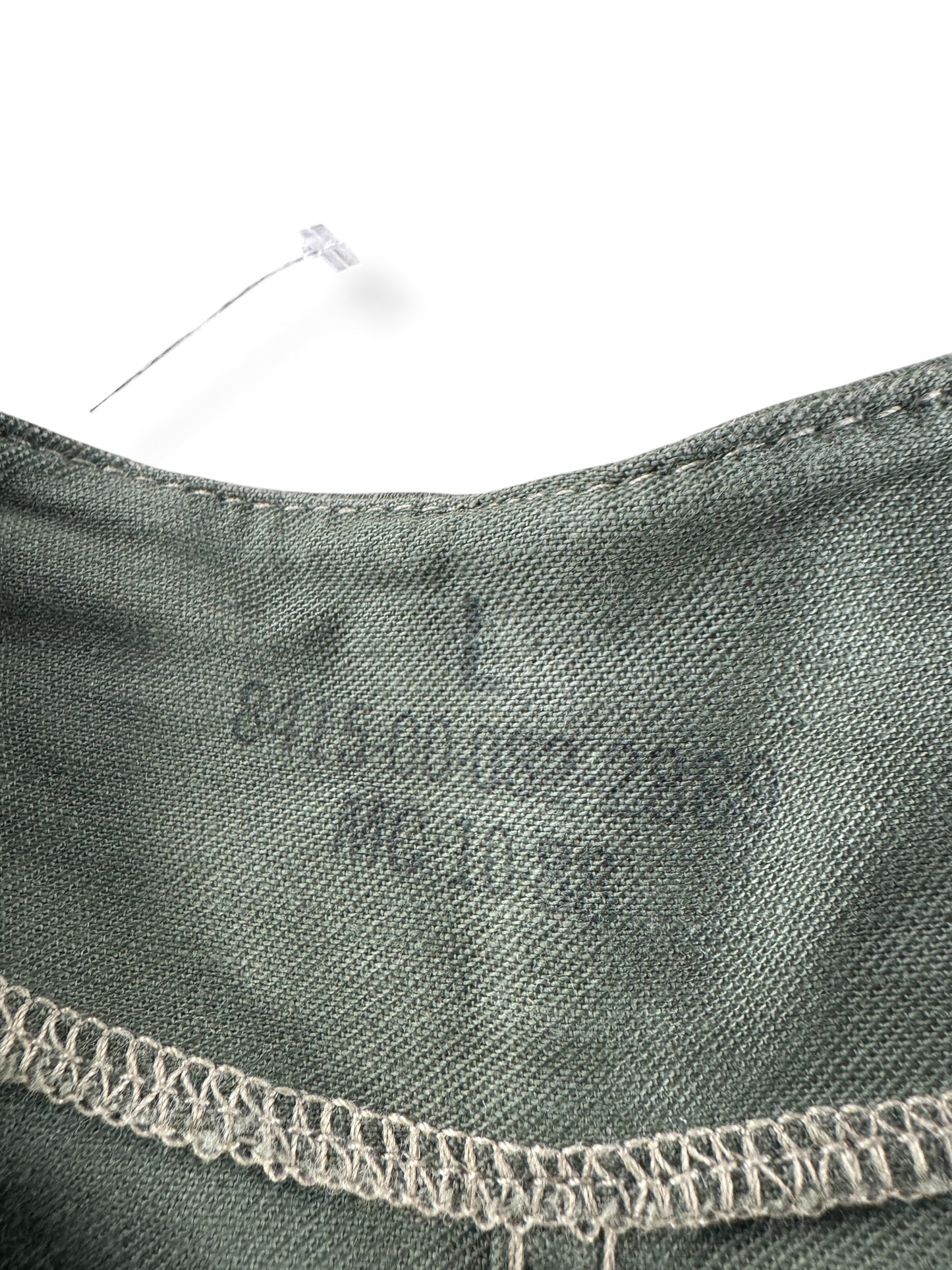 Label on Vintage USMC Shooters Coat SZ L