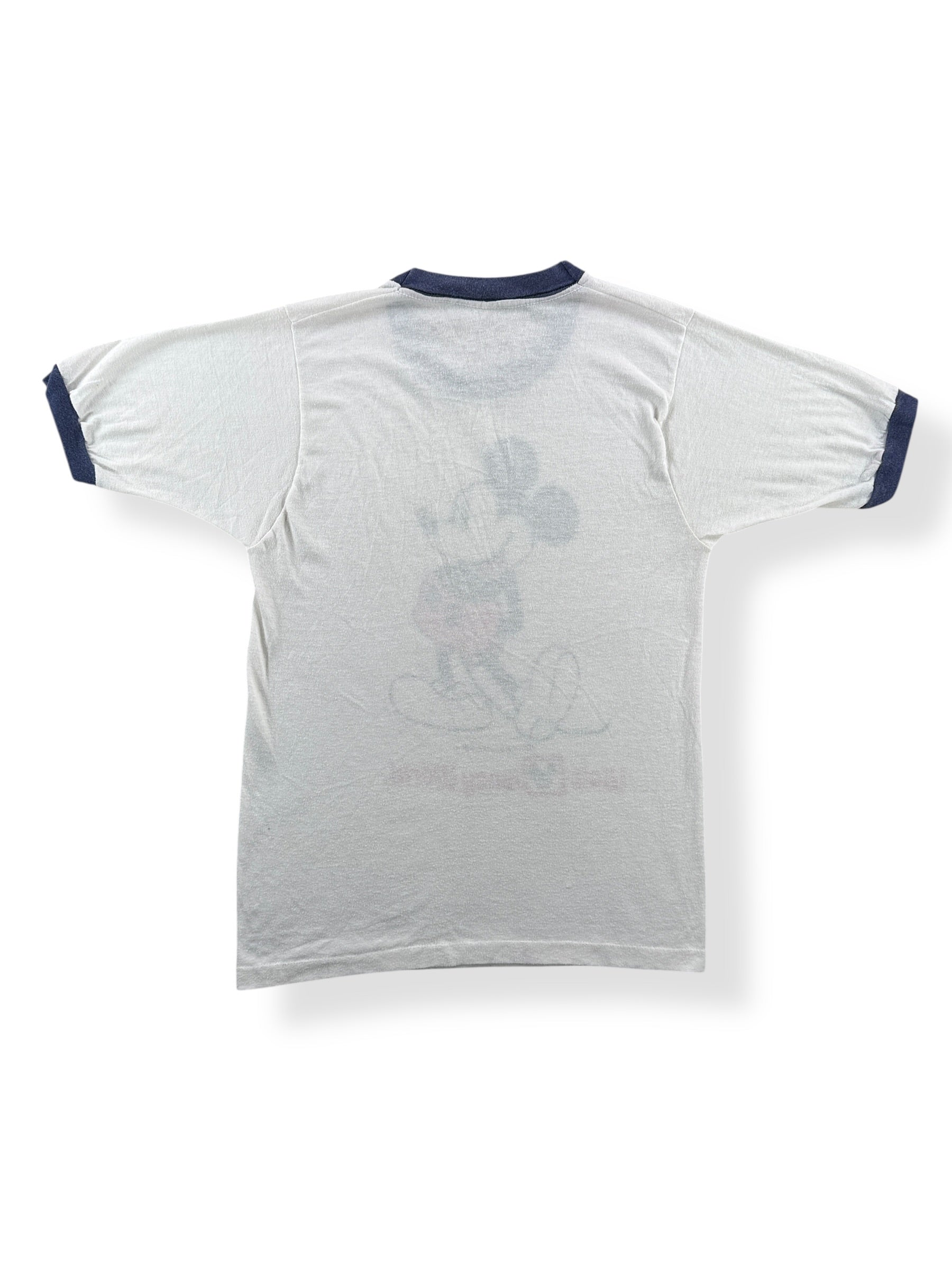 Back of Vintage Disney Ringer Tee SZ XS