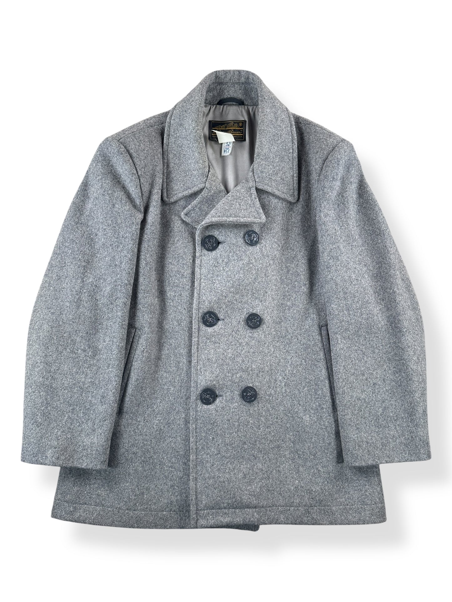 Front of Vintage 80s Eddie Bauer Pea Coat SZ L