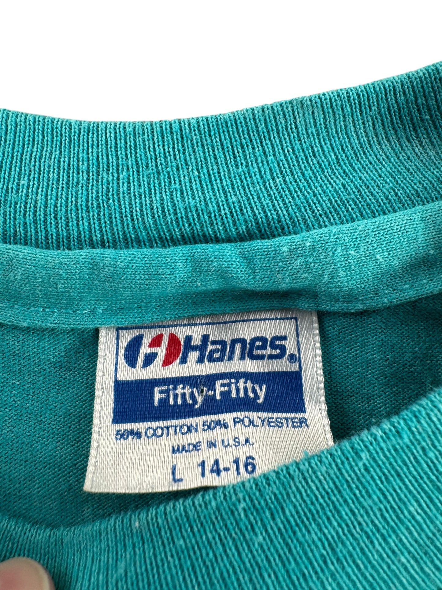Tag on Vintage Fun Run 1990 Tee SZ S