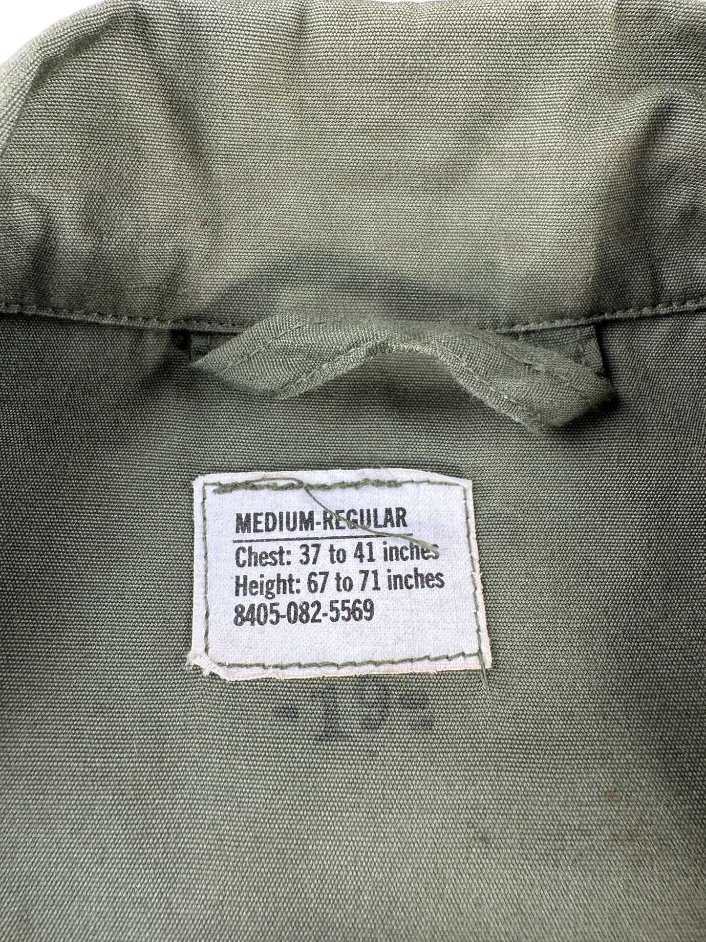 Tag on Vintage Short Sleeve Poplin Jungle Jacket SZ M Regular
