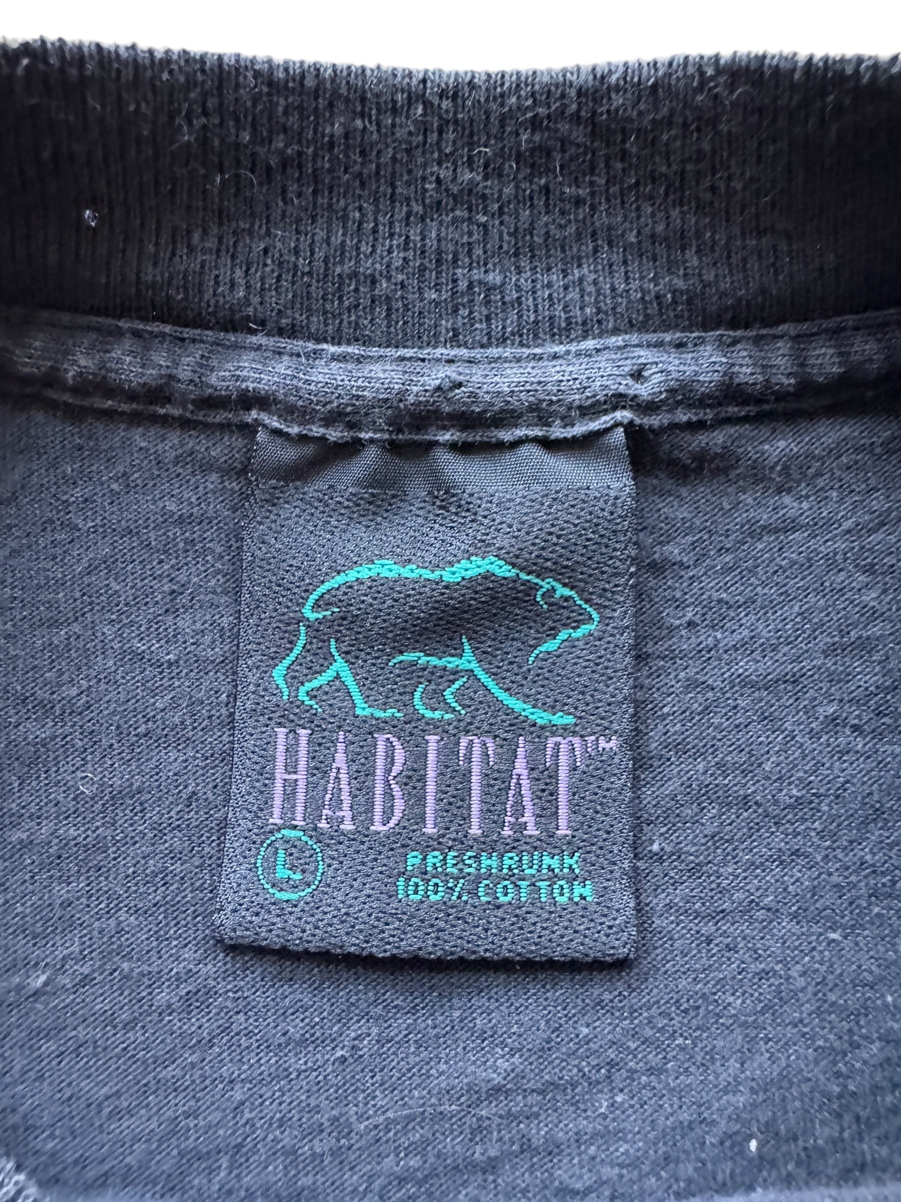 Tag on Vintage Habitat Wolf Mountain Tee SZ M