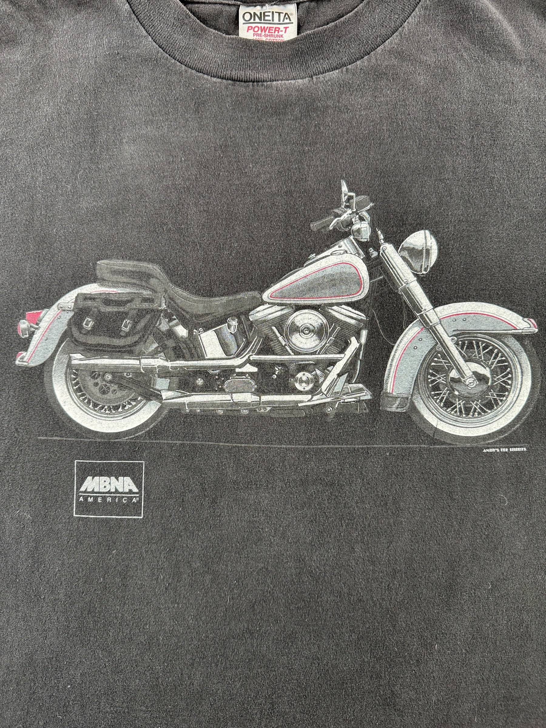 Graphic of Vintage MBNA Motorcyle Tee SZ XL