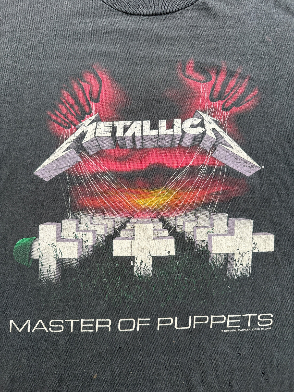 Graphic of Vintage Metallica Master of Puppets Shirt SZ L