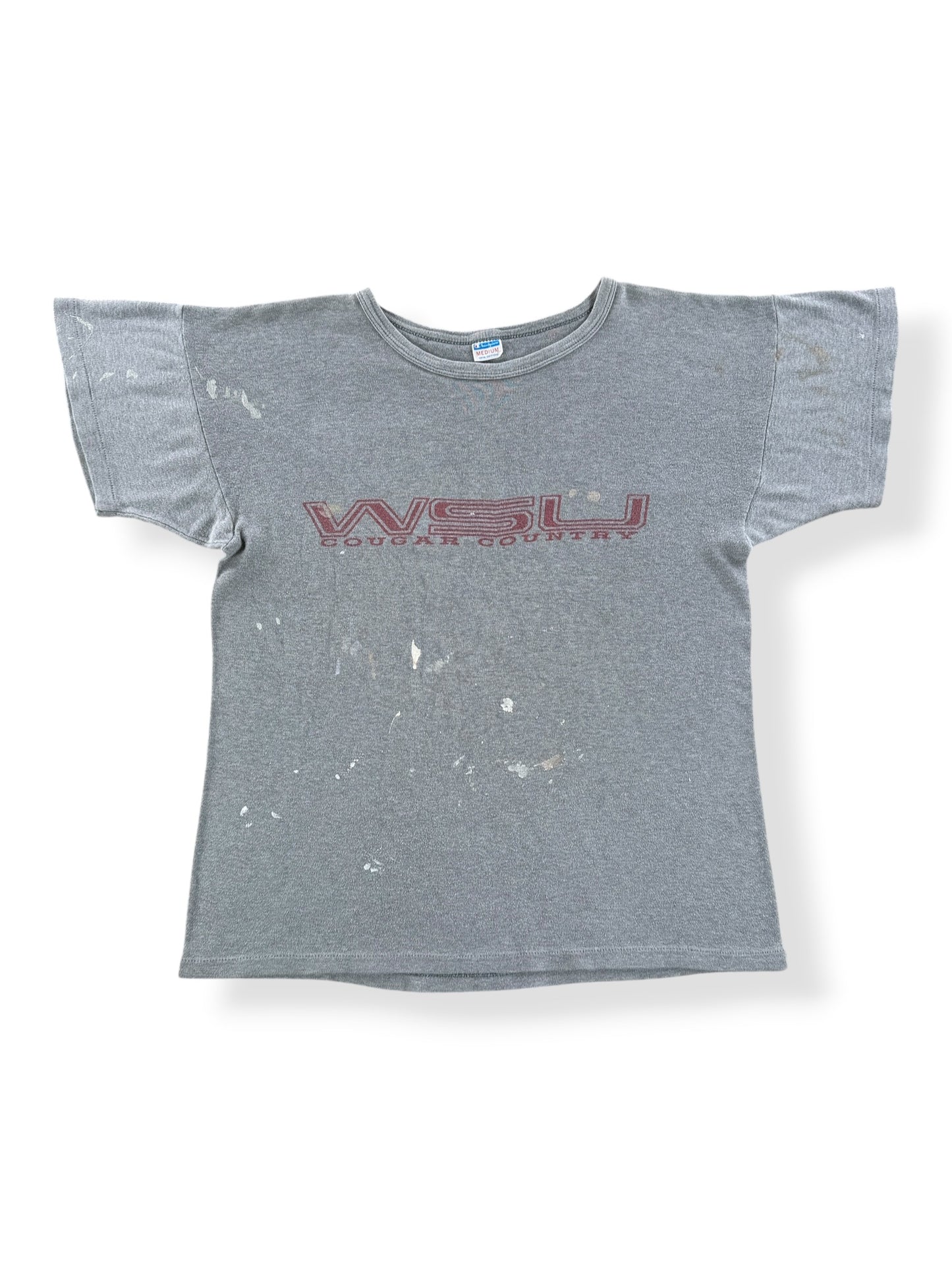 Vintage Champion Blue Bar WSU Tee SZ M