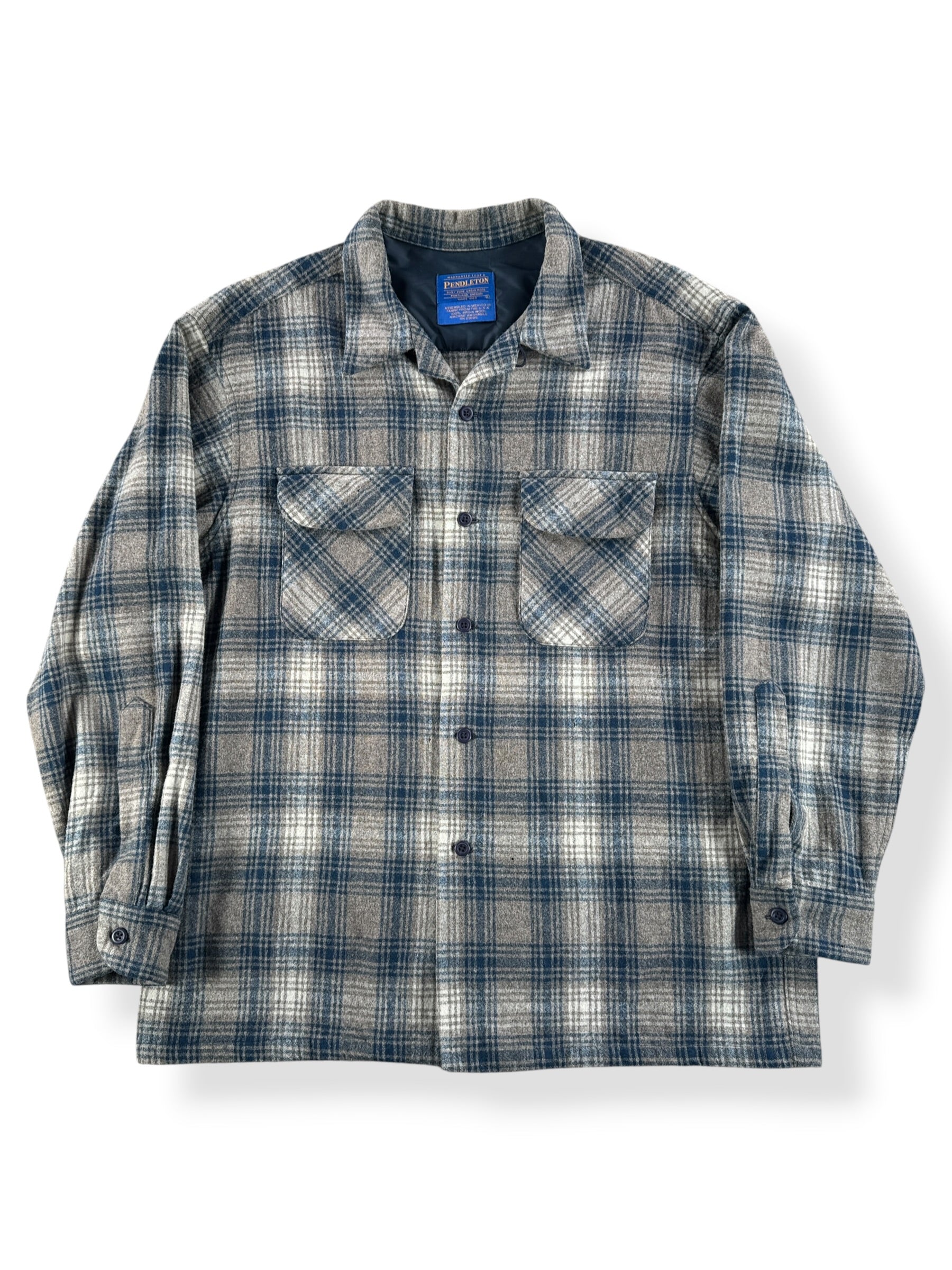 Front of Pendleton Board Shirt SZ L