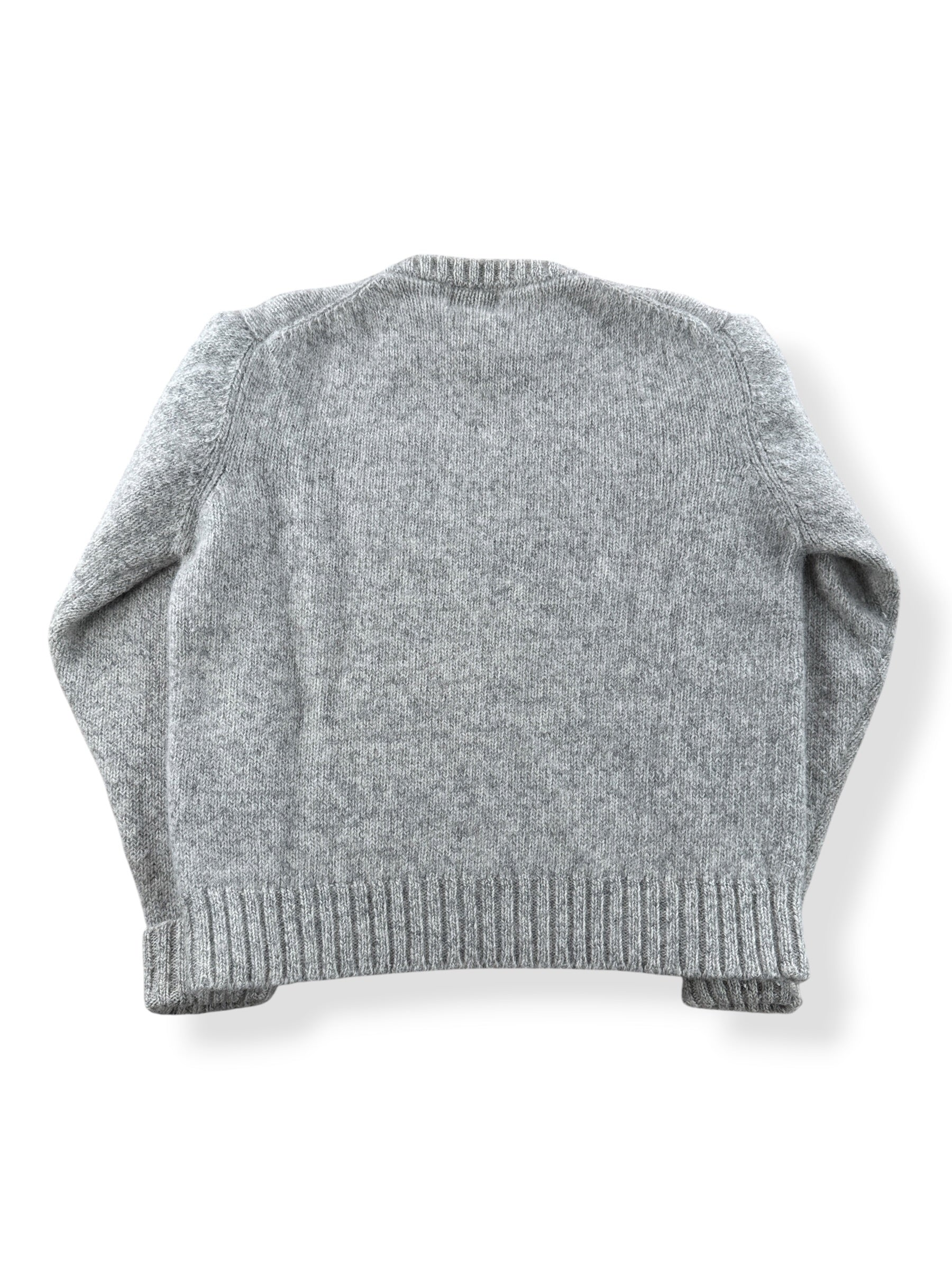 Back of Vintage Woolrich Grey Wool Blend Sweater SZ M