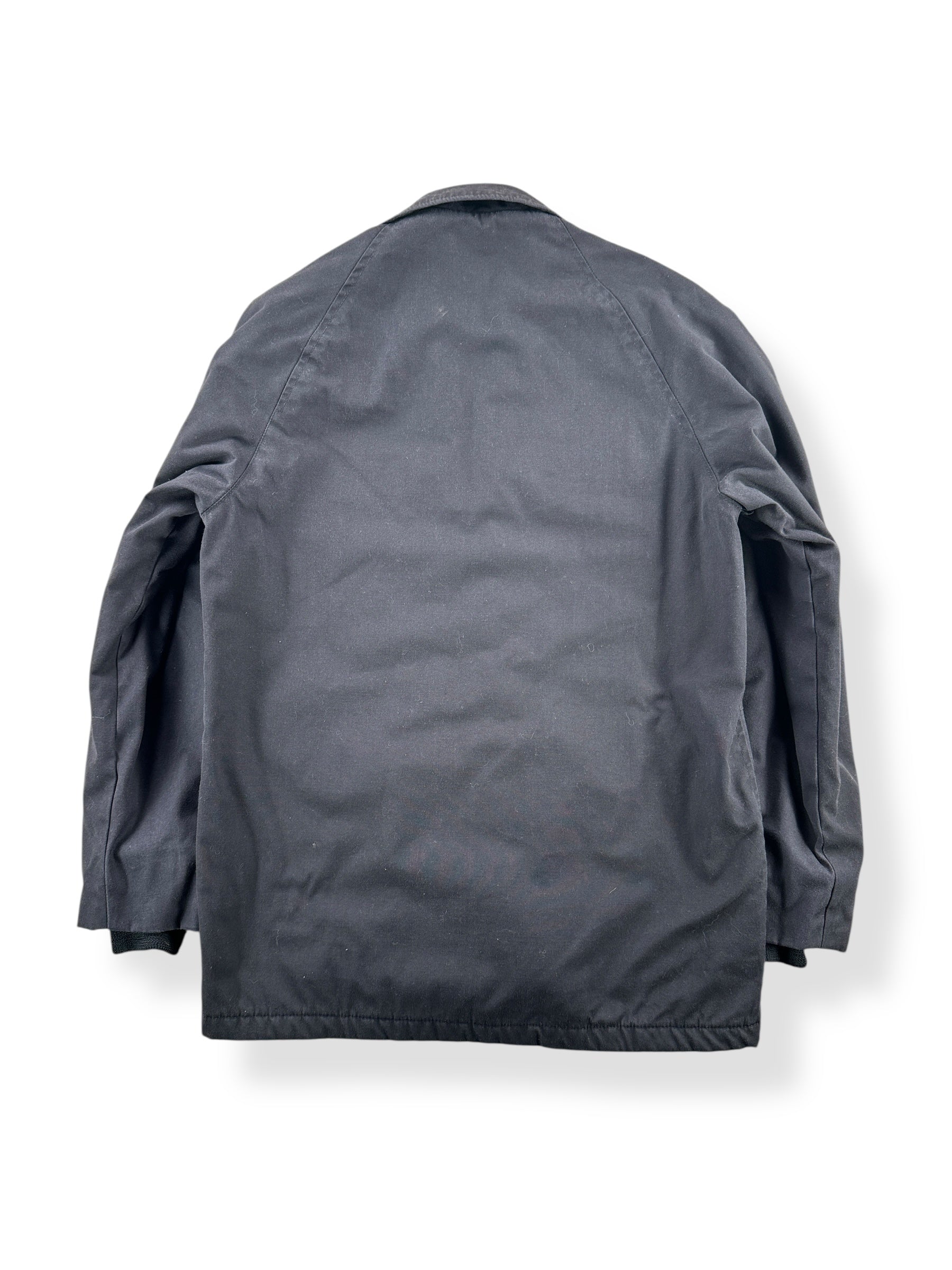 Back of Vintage USN Utility Jacket Dark Blue SZ 36L