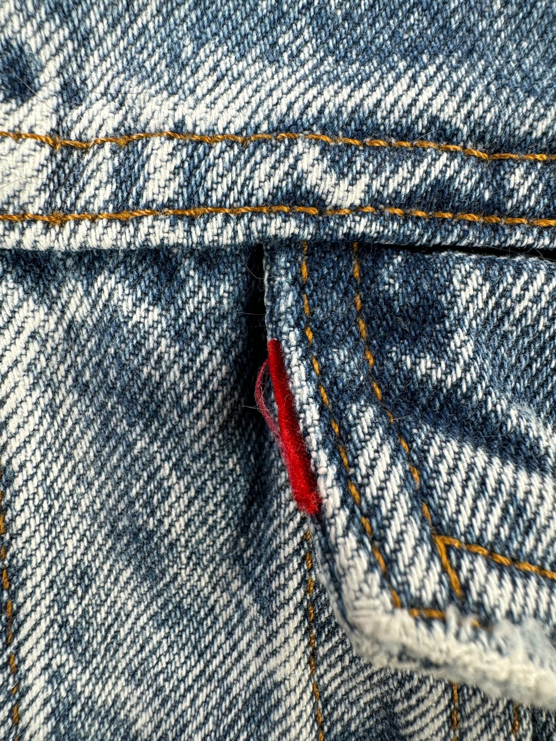 Missing Label on Vintage Levi's Acid Wash Type 3 Jacket SZ L