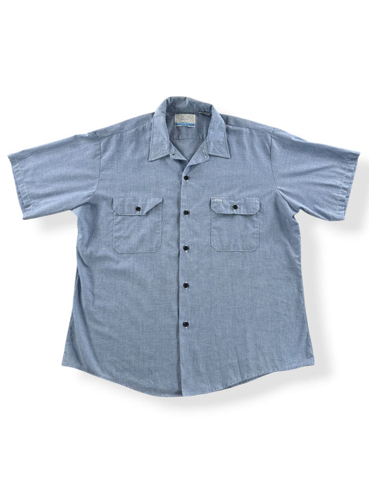 Front of Vintage Fieldmaster Chambray Shirt SZ XL