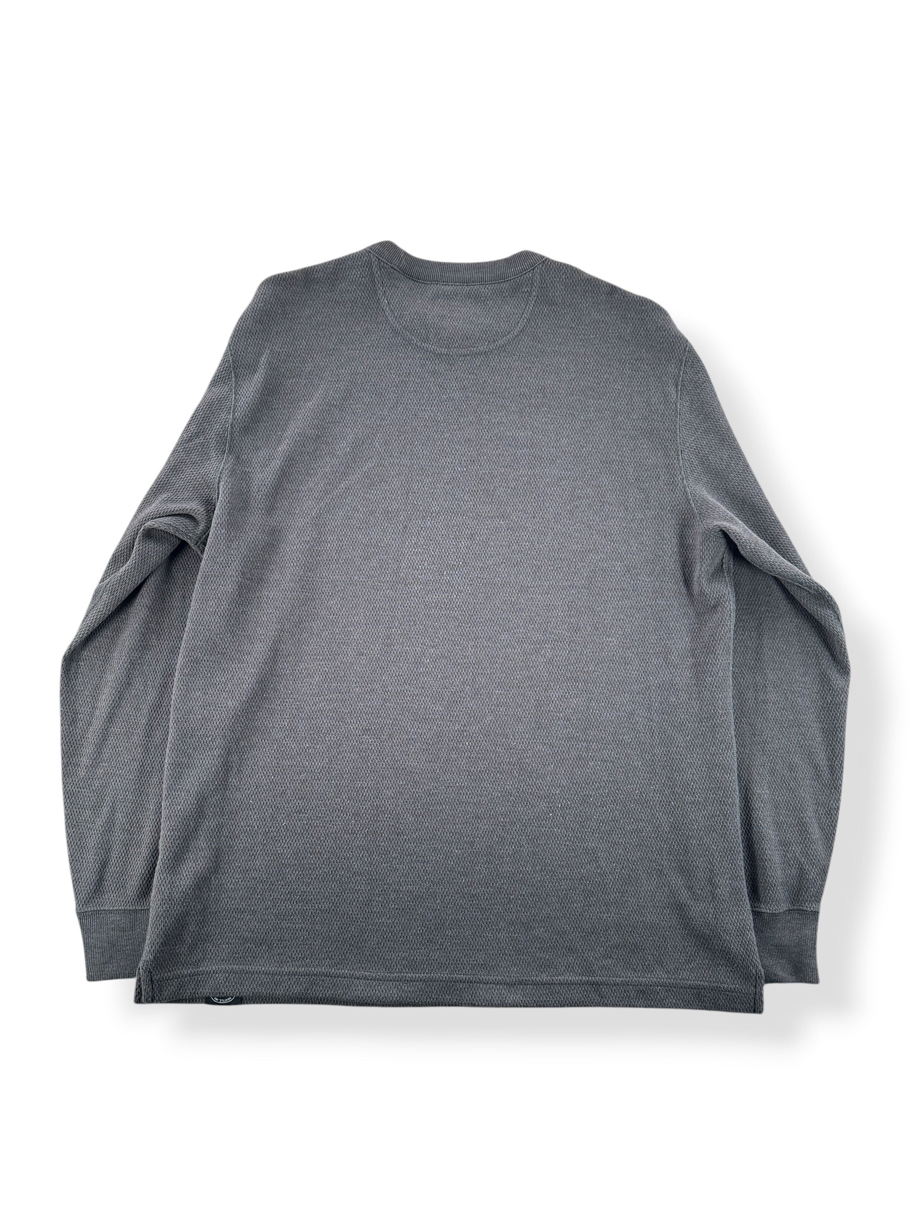Back of Filson Waffle Knit Thermal Crewneck SZ L
