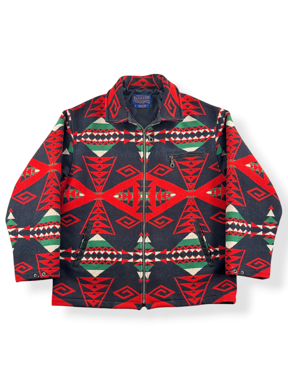 Front of Vintage 1990s Aztec Pendleton Jacket SZ L