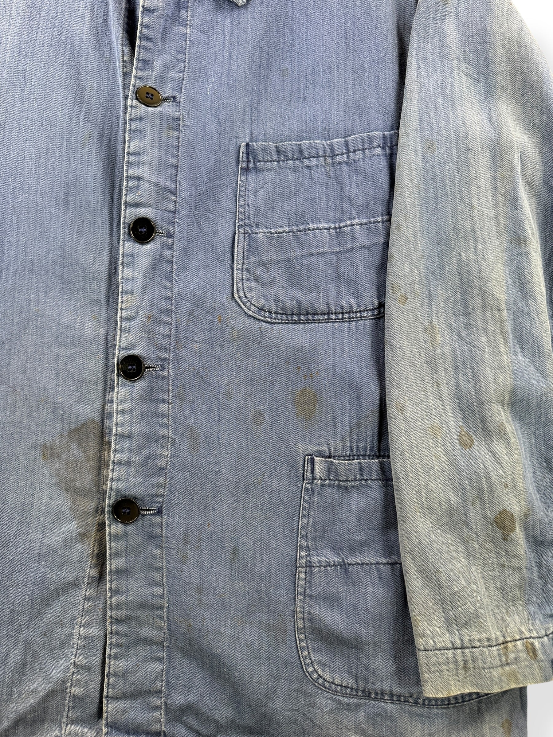 Stains on Vintage Kempel HBT French Chore Coat SZ L