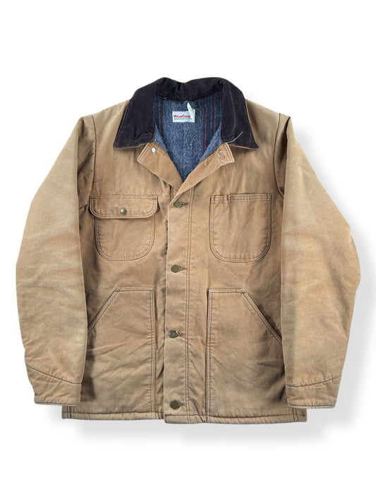 Front of Vintage 80s Era Wear Guard Canvas Chore Coat SZ S