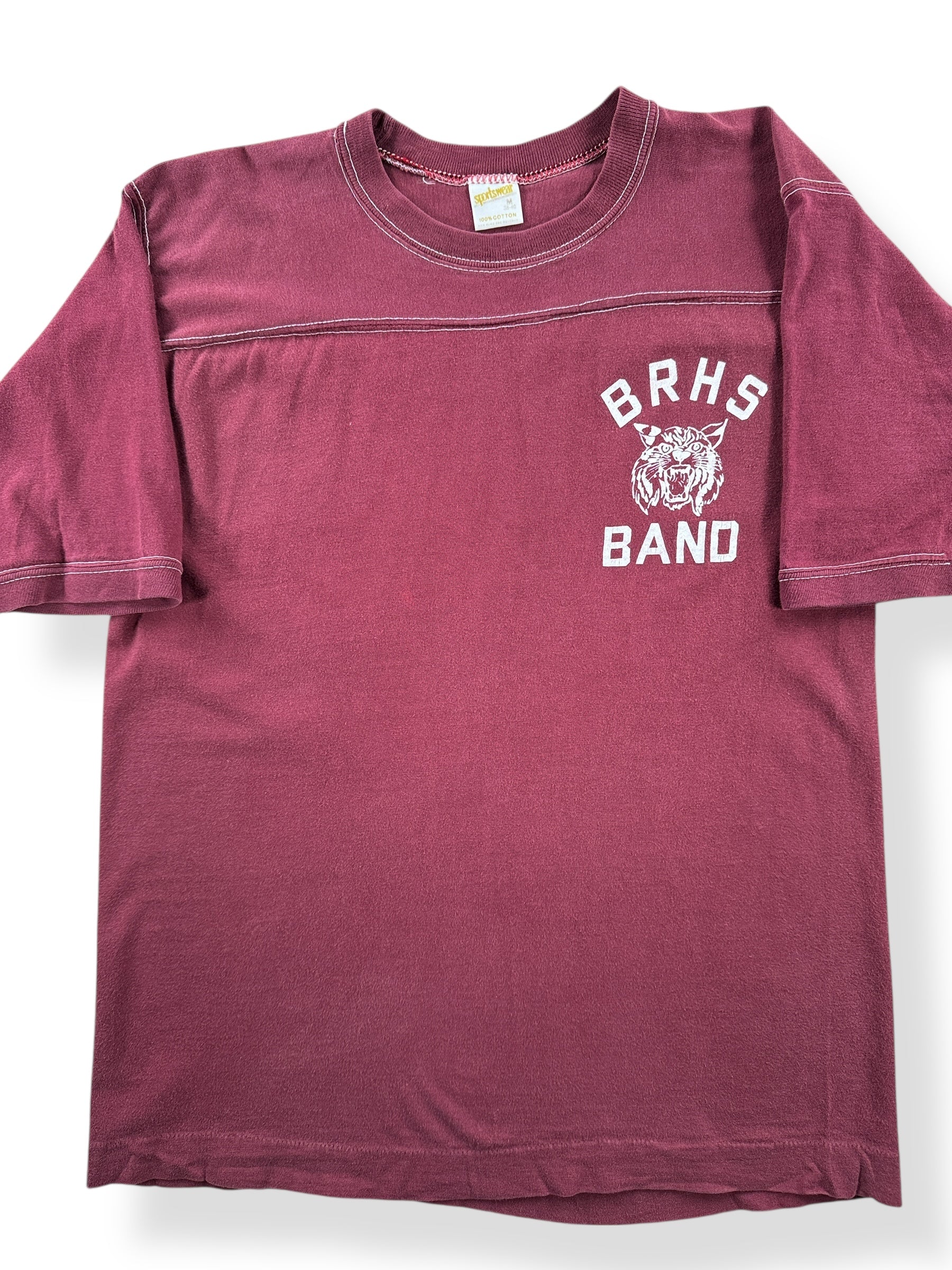 Front Close Up of Vintage BRHS Band "The Pride" Tee SZ M