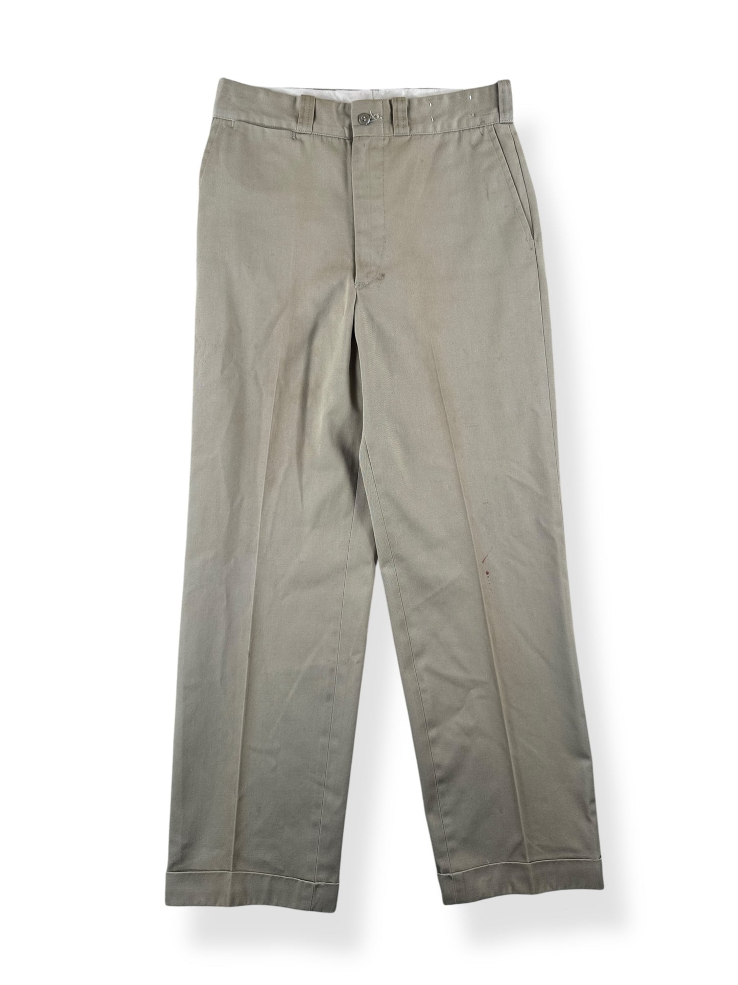 Front of Vintage Lee Chetopa Twill Trousers W29