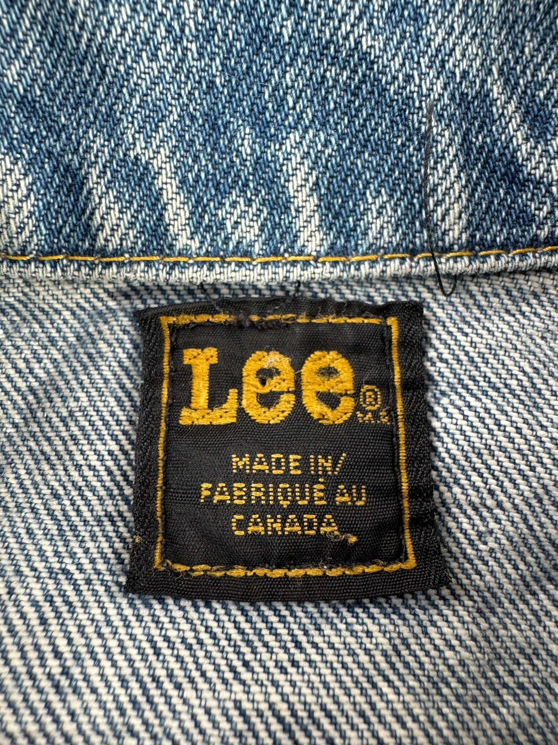 Tag on Vintage Canadian Made Lee Vest SZ M