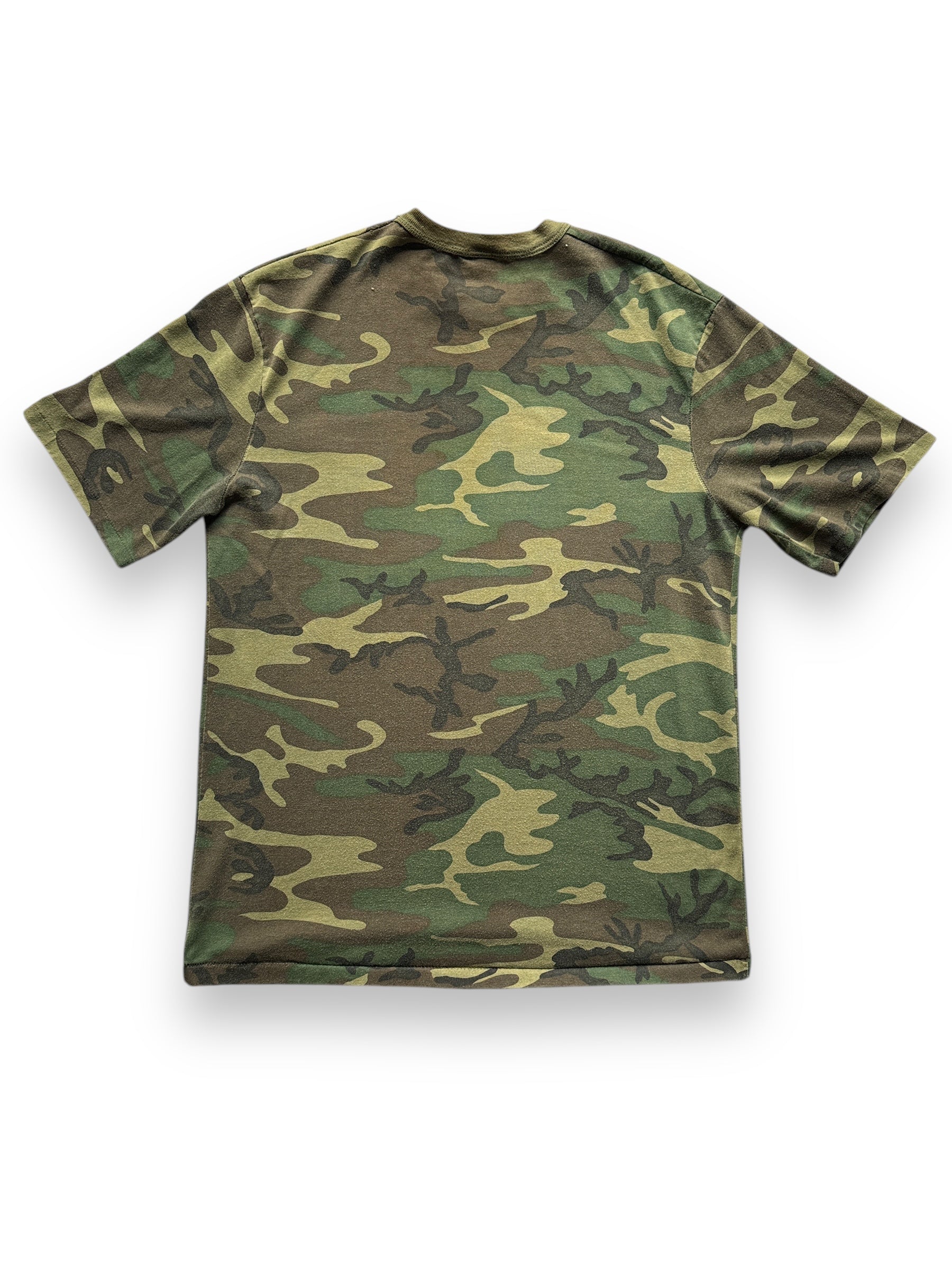 back of Vintage Camo Tee SZ L