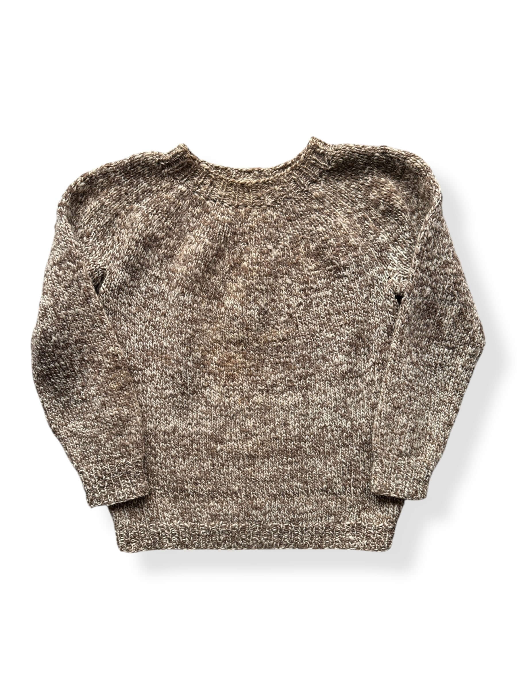 Front of Chunky Oatmeal Sweater SZ M