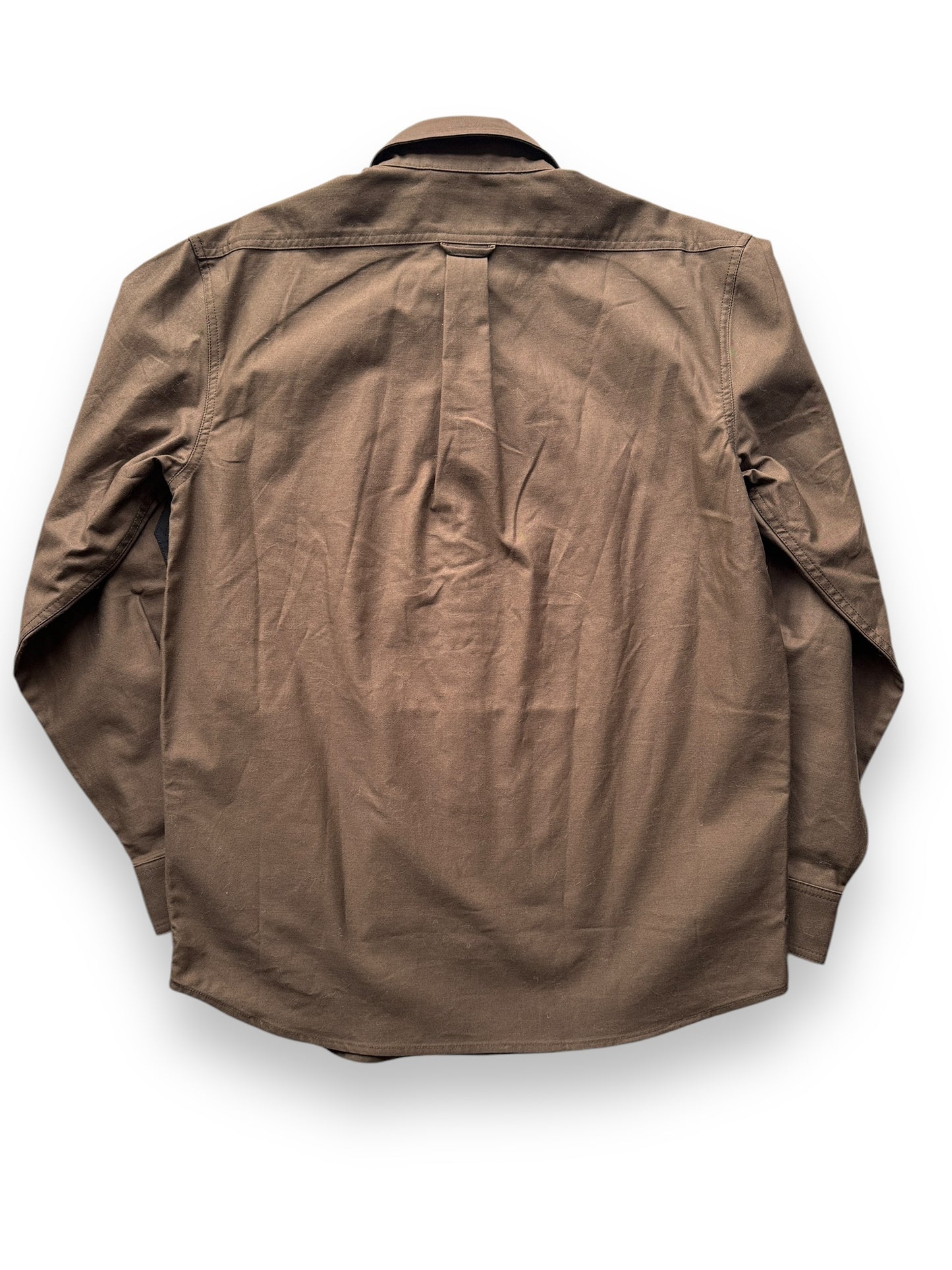 Back of NWT Filson Marsh Olive Weather Worker Jac Shirt Shirt SZ S