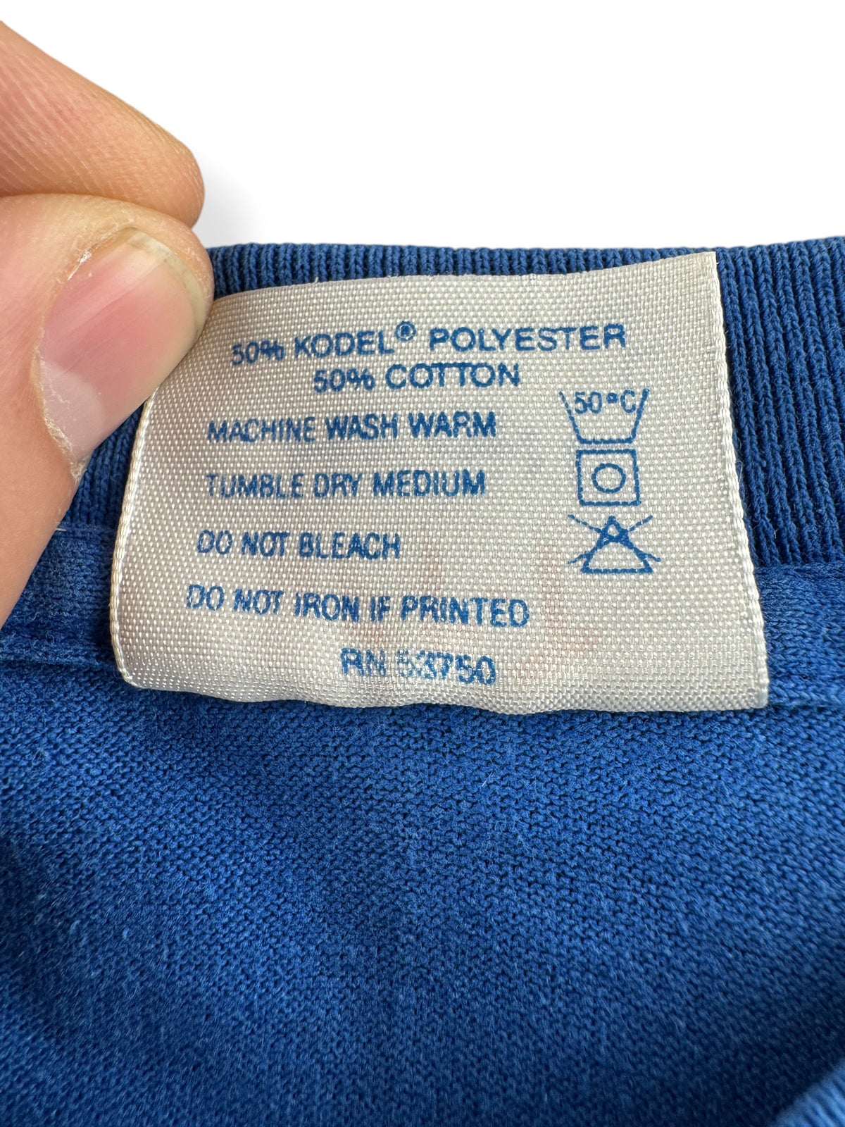 Back of tag on Vintage Yakima Parks & Rec Deep Freeze Tee SZ L (Fits M)
