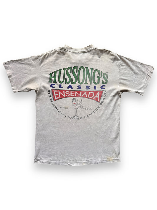 back of Vintage Hussong's Ensenada Tee SZ L