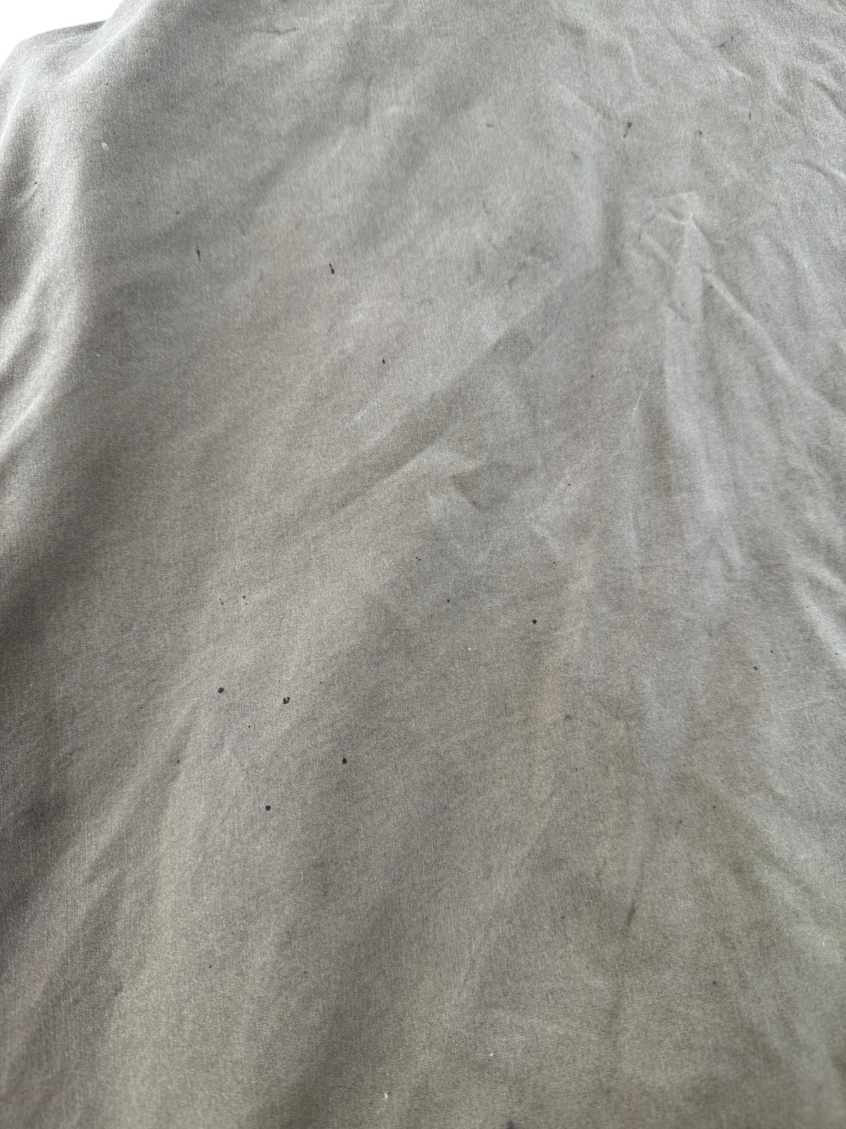 Small spots on back of Filson 2000s Era Tin Cloth 1493N Jacket SZ L