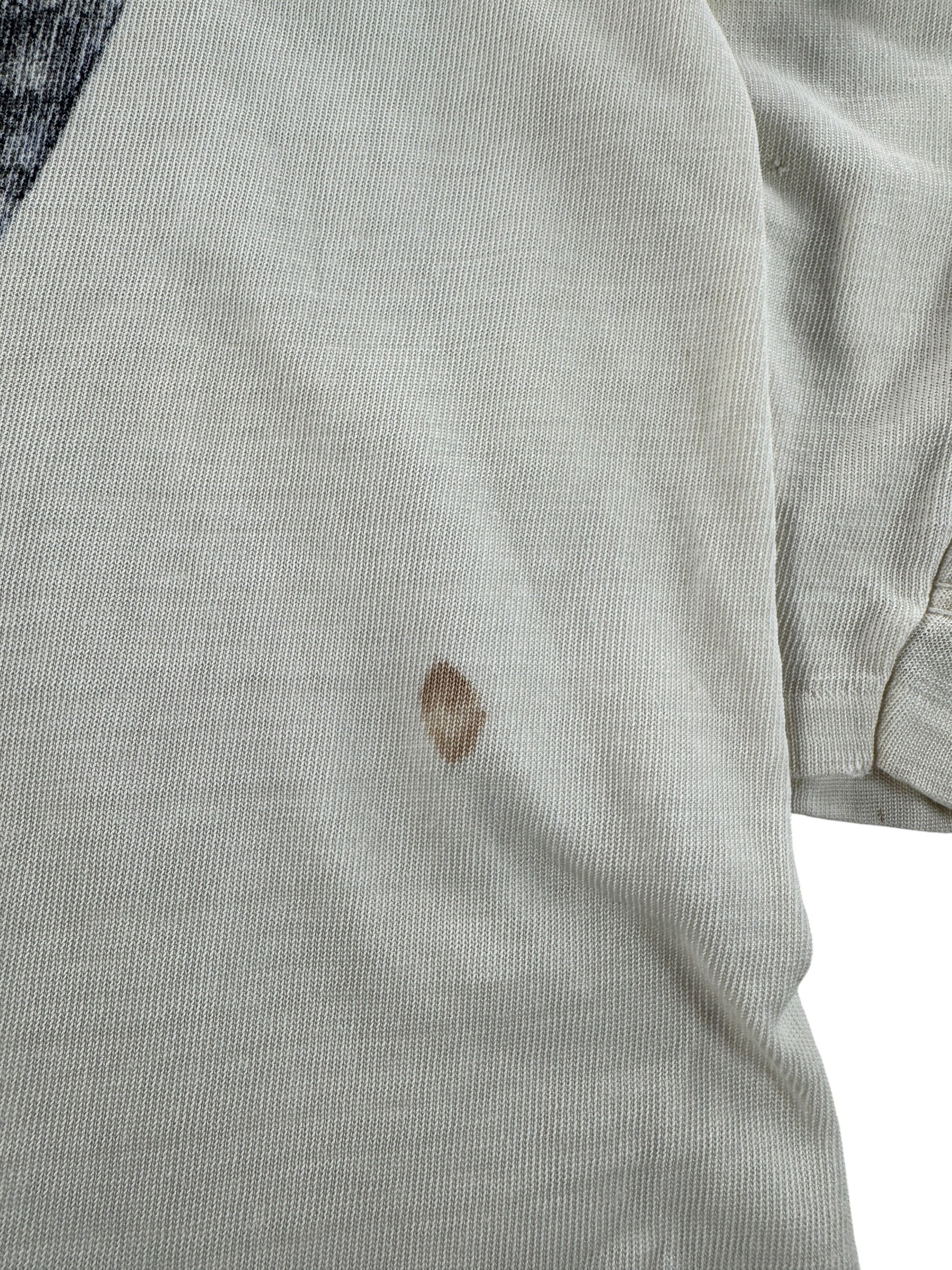 Stain on Vintage 50s Henry's Bakery Jersey