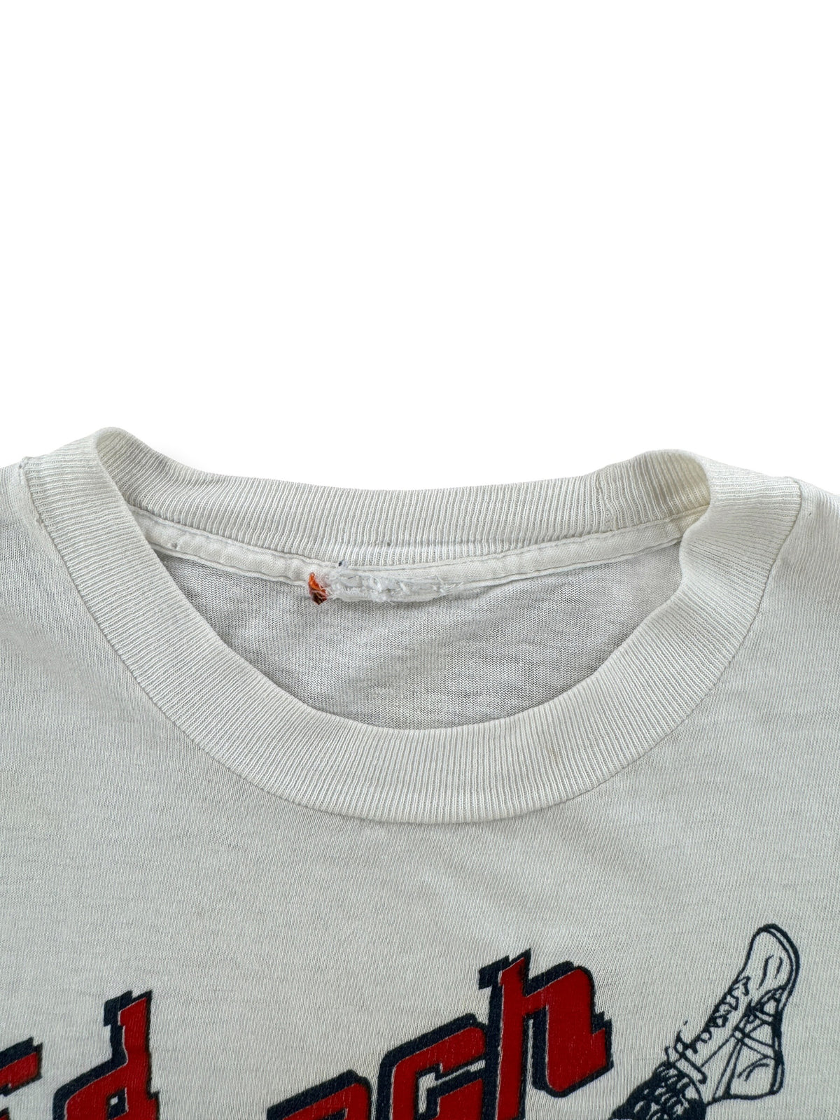 Collar on Vintage Wrestling Tee SZ M