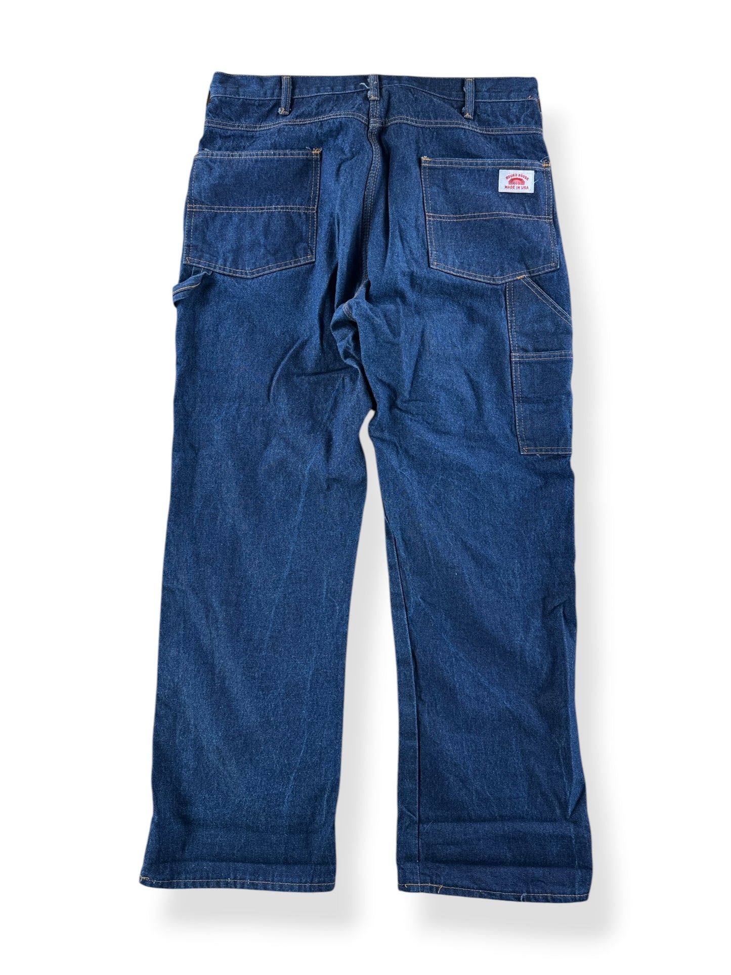Back of Vintage Roundhouse Denim Carpenter Jeans W36