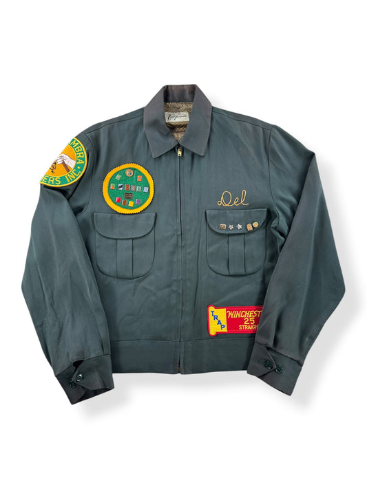 Front of Vintage 50s California Spinfisher Ricky Jacket SZ S