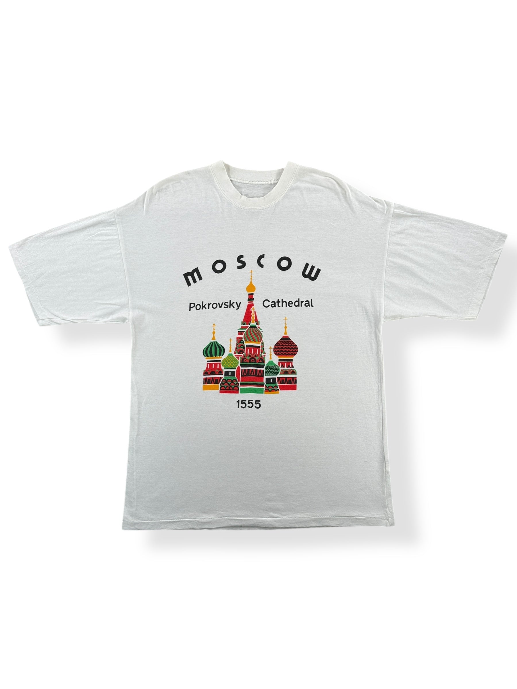 Front of Vintage Moscow St. Basil's Cathedral Tee SZ M