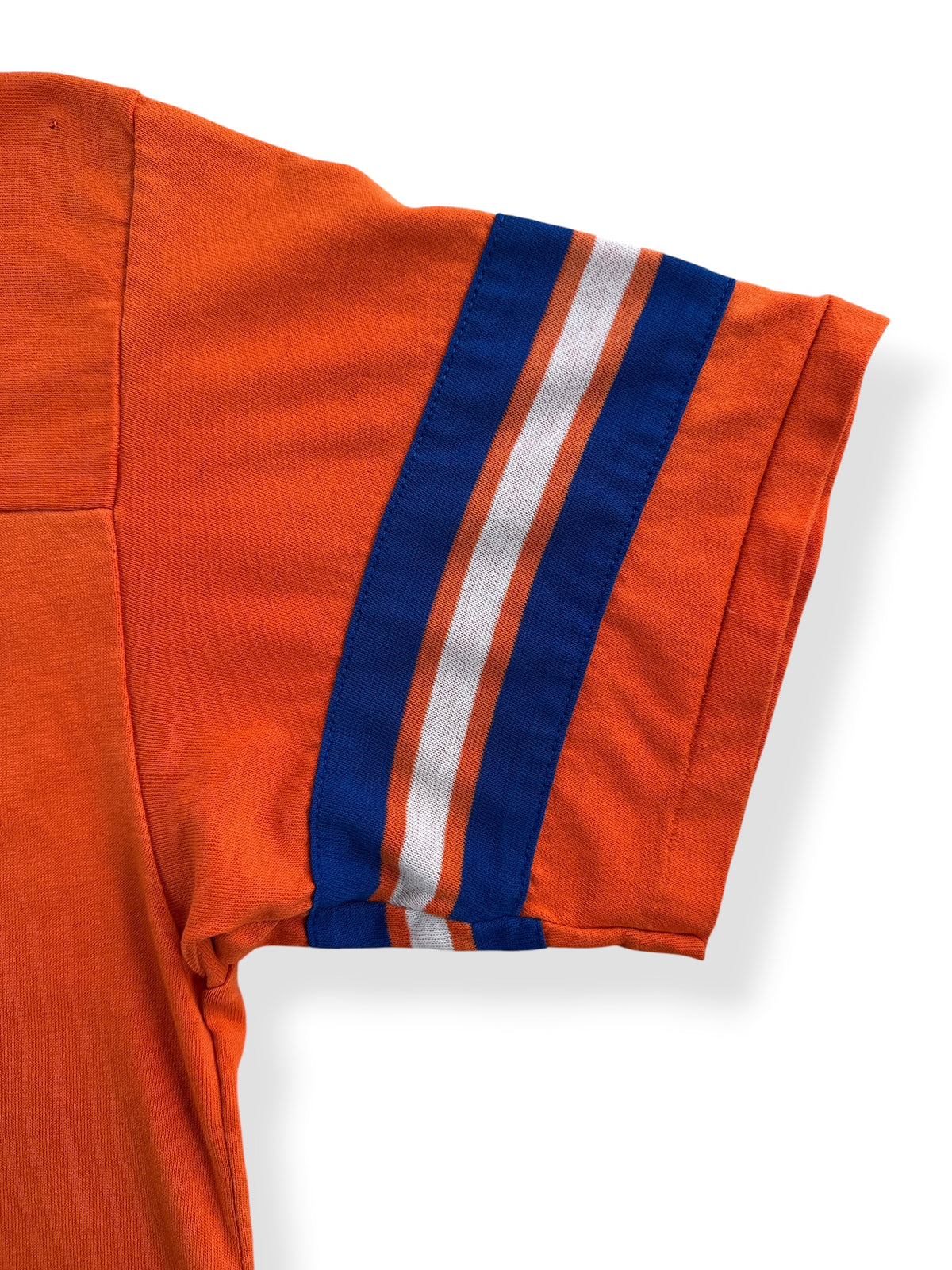 Stripes on sleeve of Vintage Rawlings Broncos Jersey Tee SZ XL (Fits L)