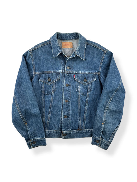 Front of Vintage 70s Era Levis Type III Denim Jacket SZ M