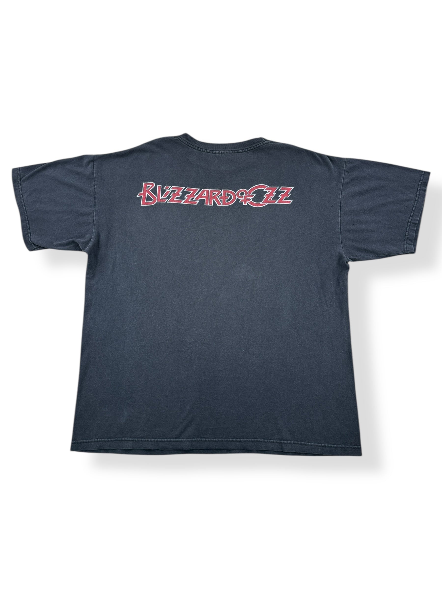 Back of Vintage Ozzy Blizzard of Ozz Tee SZ XL