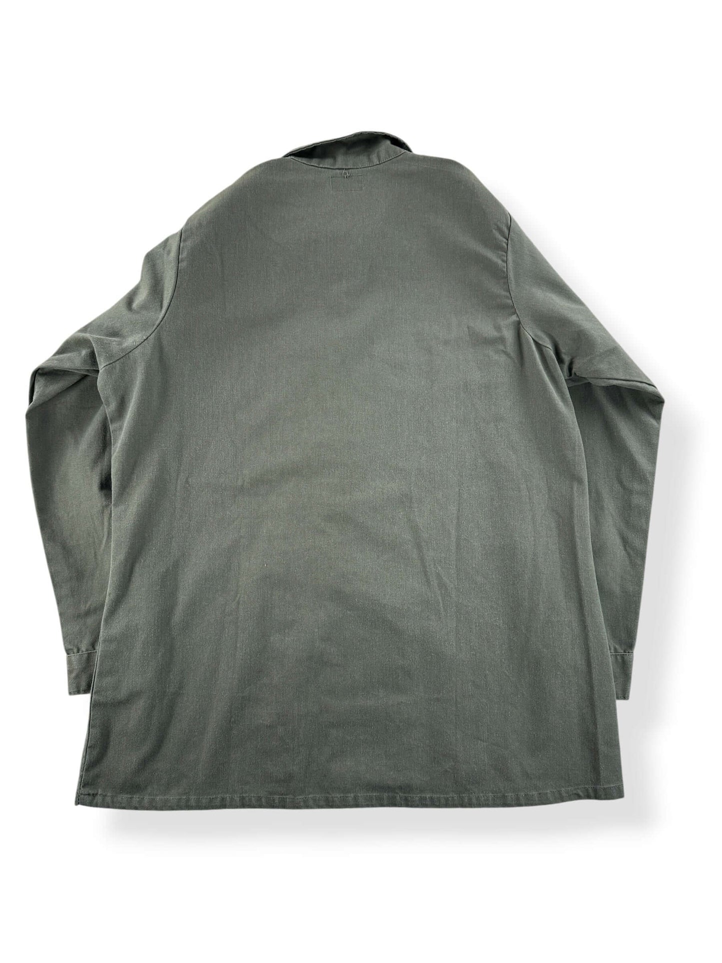 Back of Vintage Named OG-507 US Army Shirt SZ L