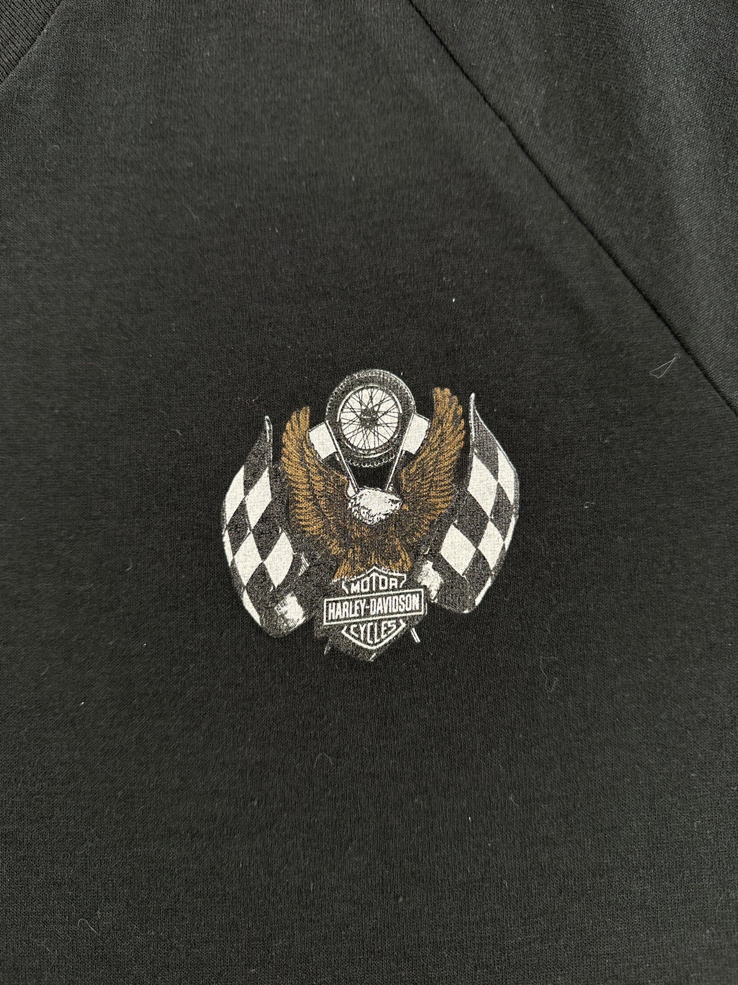 Graphic of Vintage Harley Davidson Sportswear Jersey SZ M (Fits S)