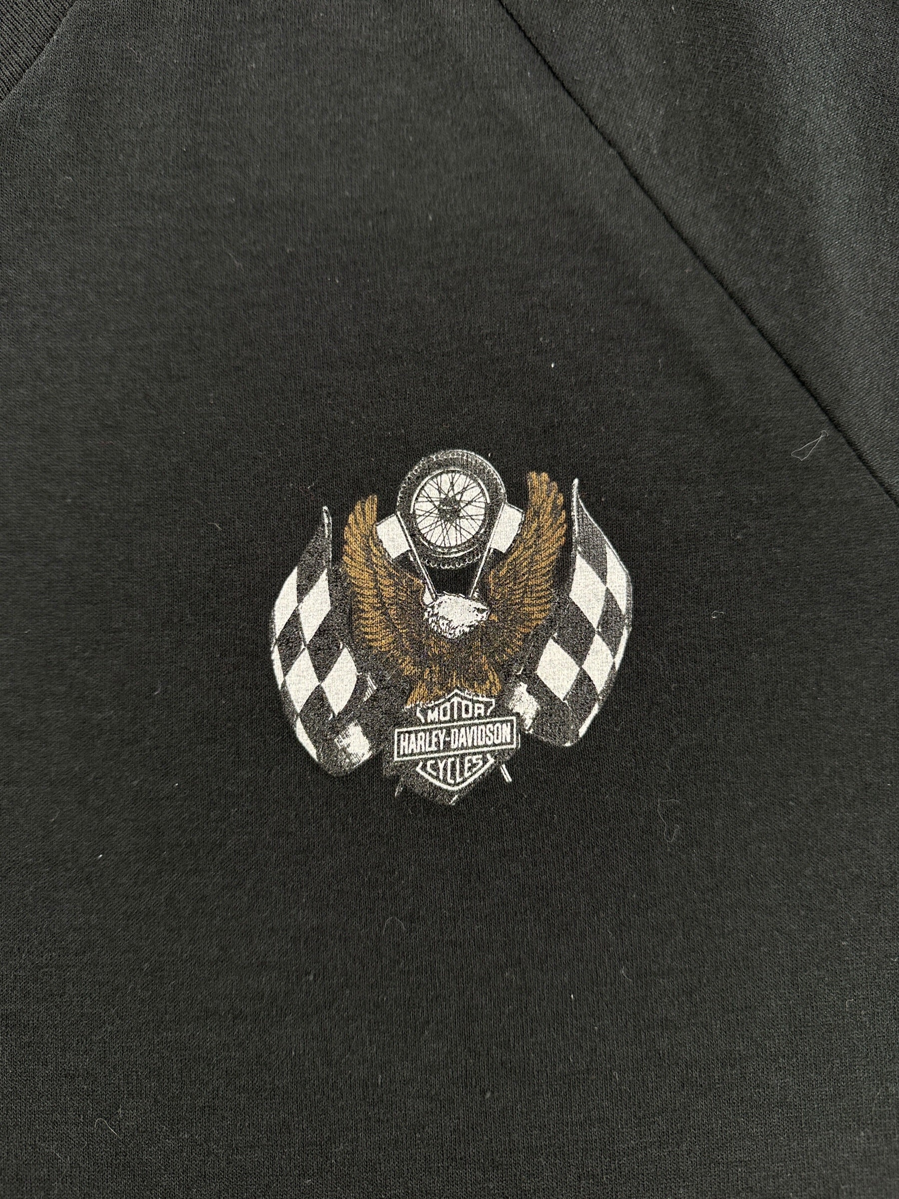 Graphic of Vintage Harley Davidson Sportswear Jersey SZ M (Fits S)