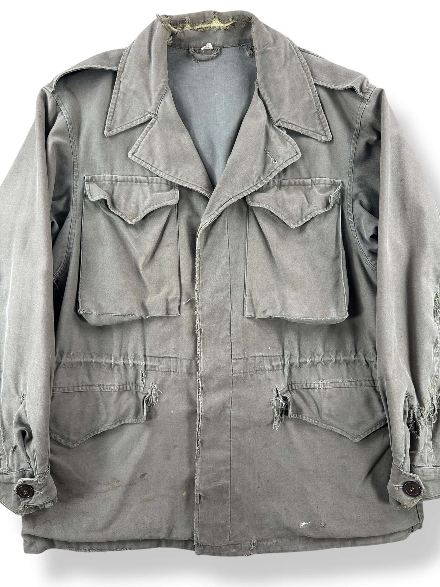 Front Close Up of Vintage M-43 Field Jacket SZ 36