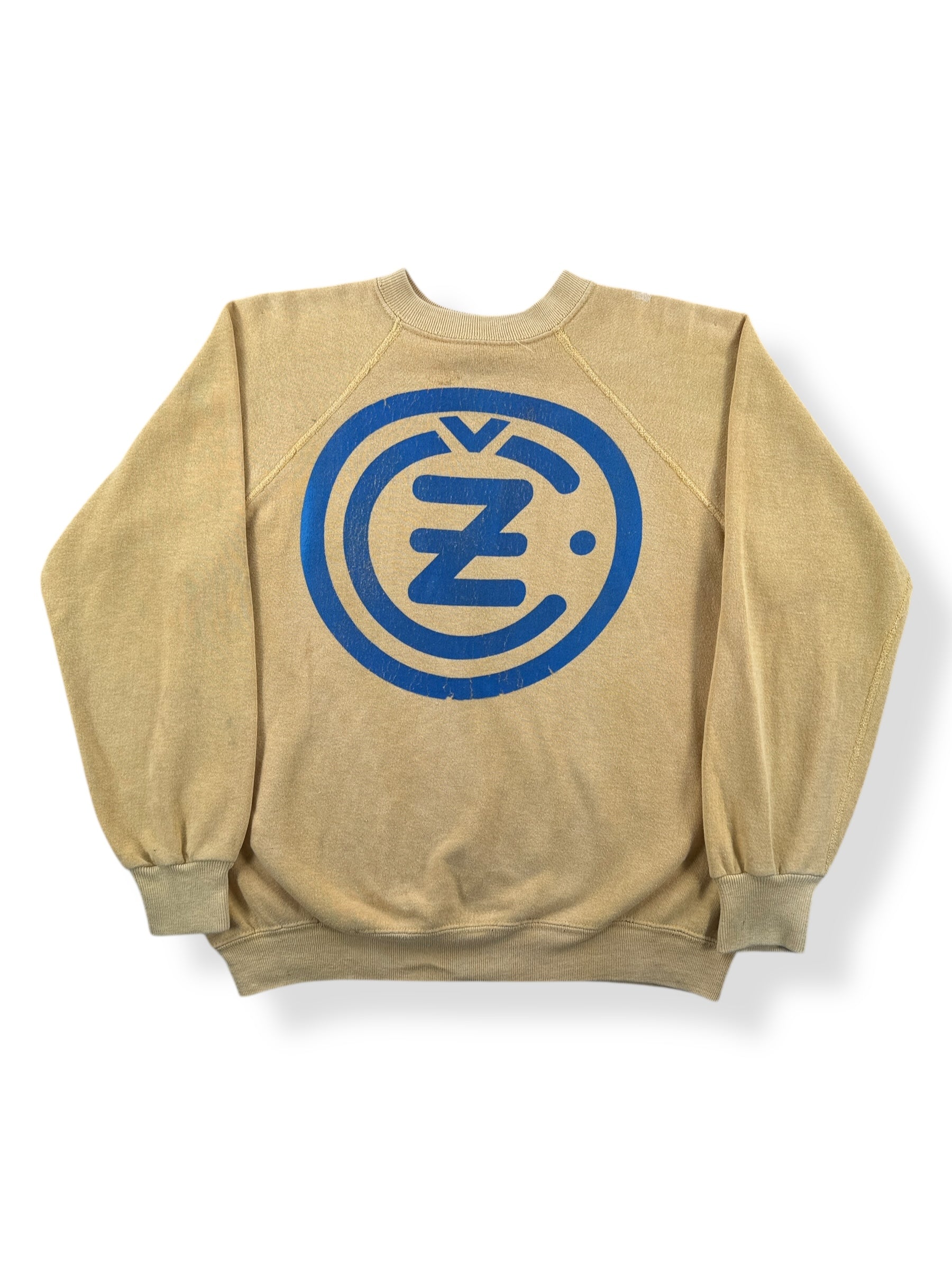Front of Vintage CZ Motorcycle Crewneck SZ M