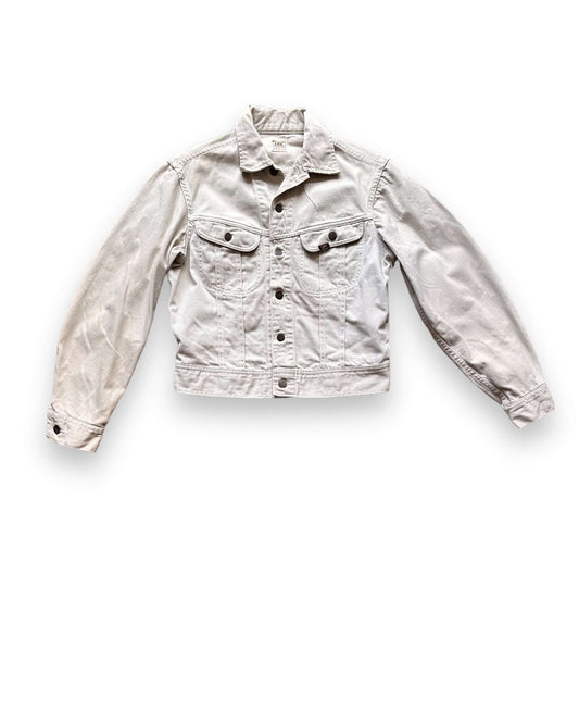 Front View of Vintage Lee Westerner Jacket SZ 40 | Vintage Lee 100-J Denim Workwear Seattle | Seattle Vintage Denim