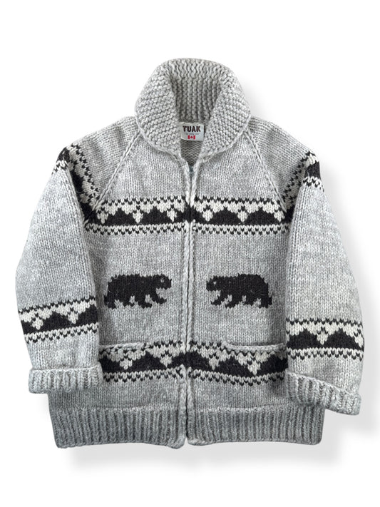 Front of Vintage Tuak Brand Cowichan Style Sweater SZ XL
