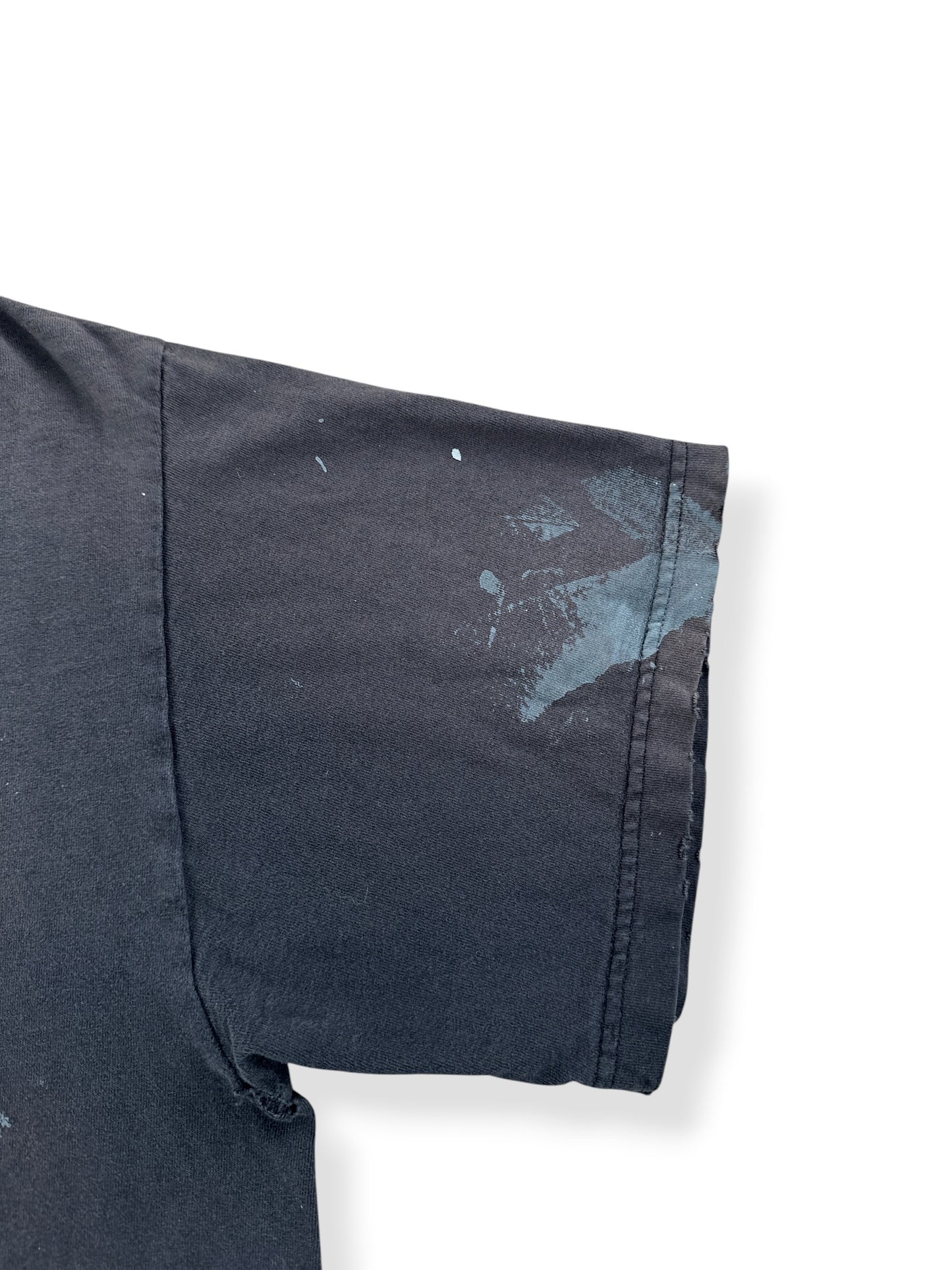 Staining on Vintage Thrashed and Faded Nike Tee SZ XL