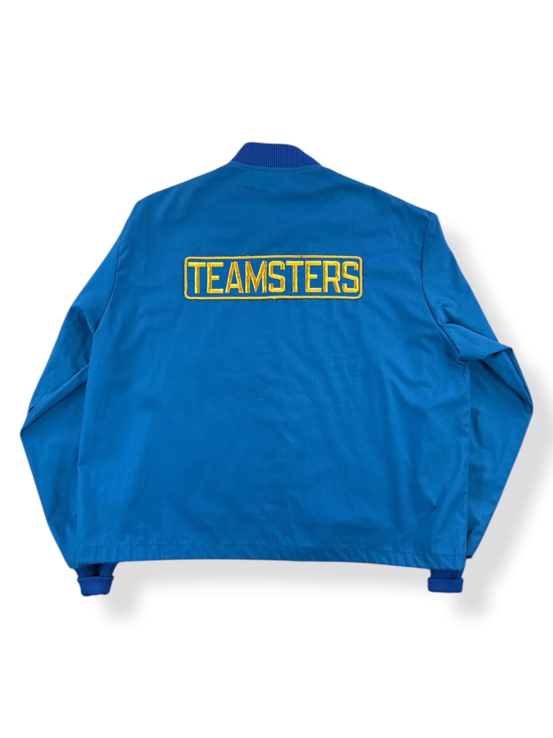 Back of Vintage Teamsters Jacket SZ XL AS IS