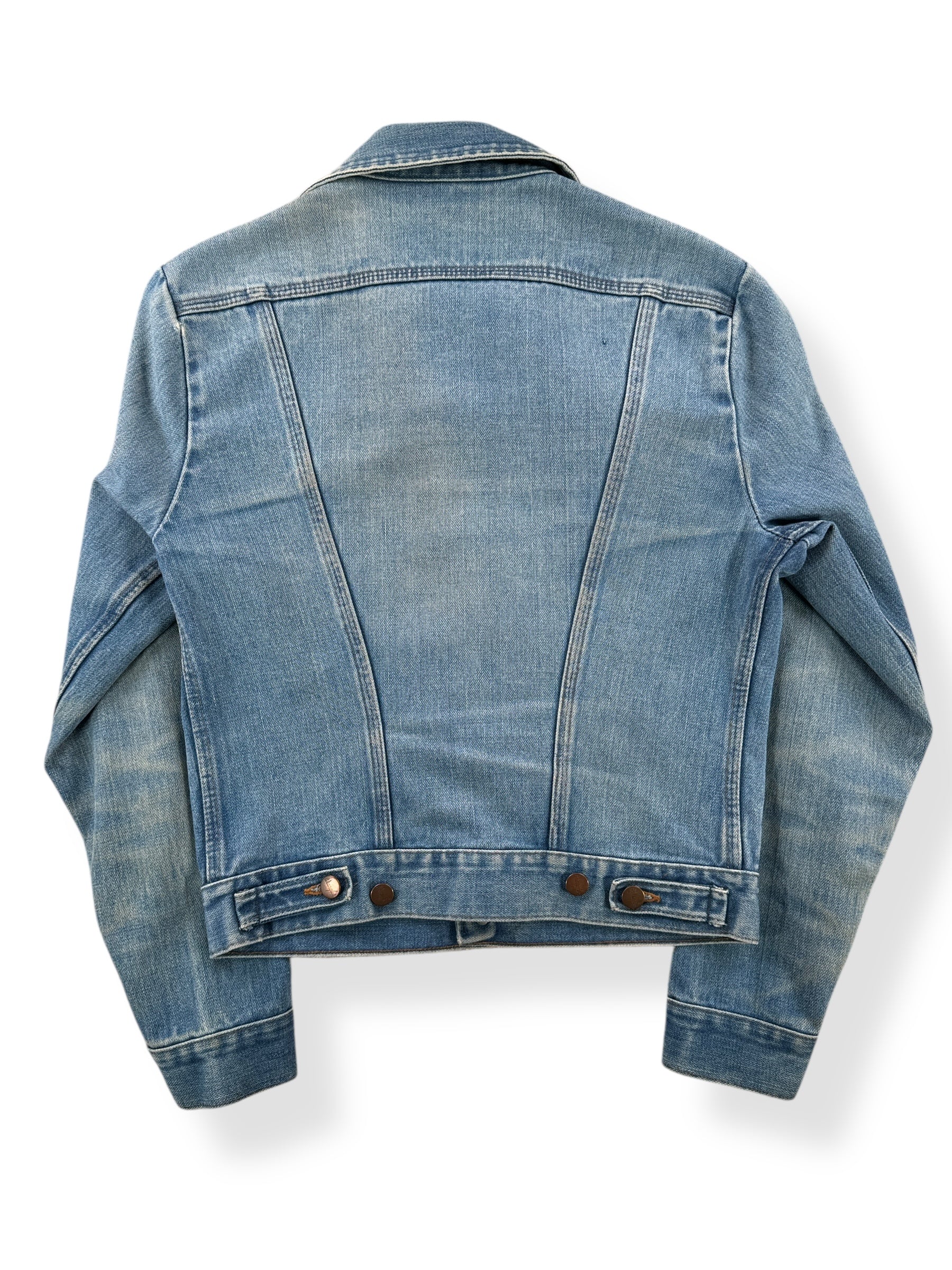 Back of Vintage Wrangler 126MJ Denim Jacket SZ 36