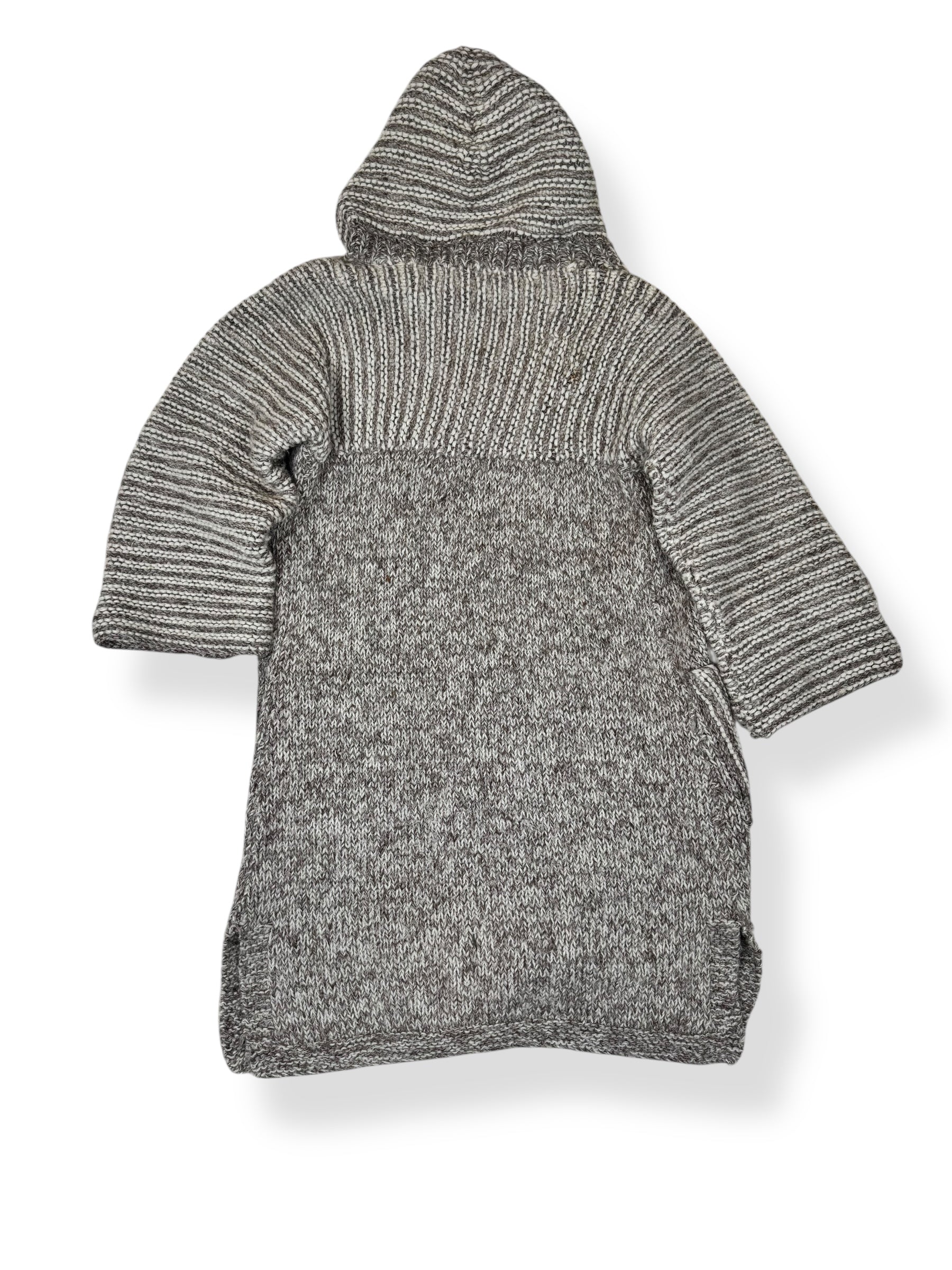 Back view of 1970s Jr Gallery Wool Long Cardigan M
