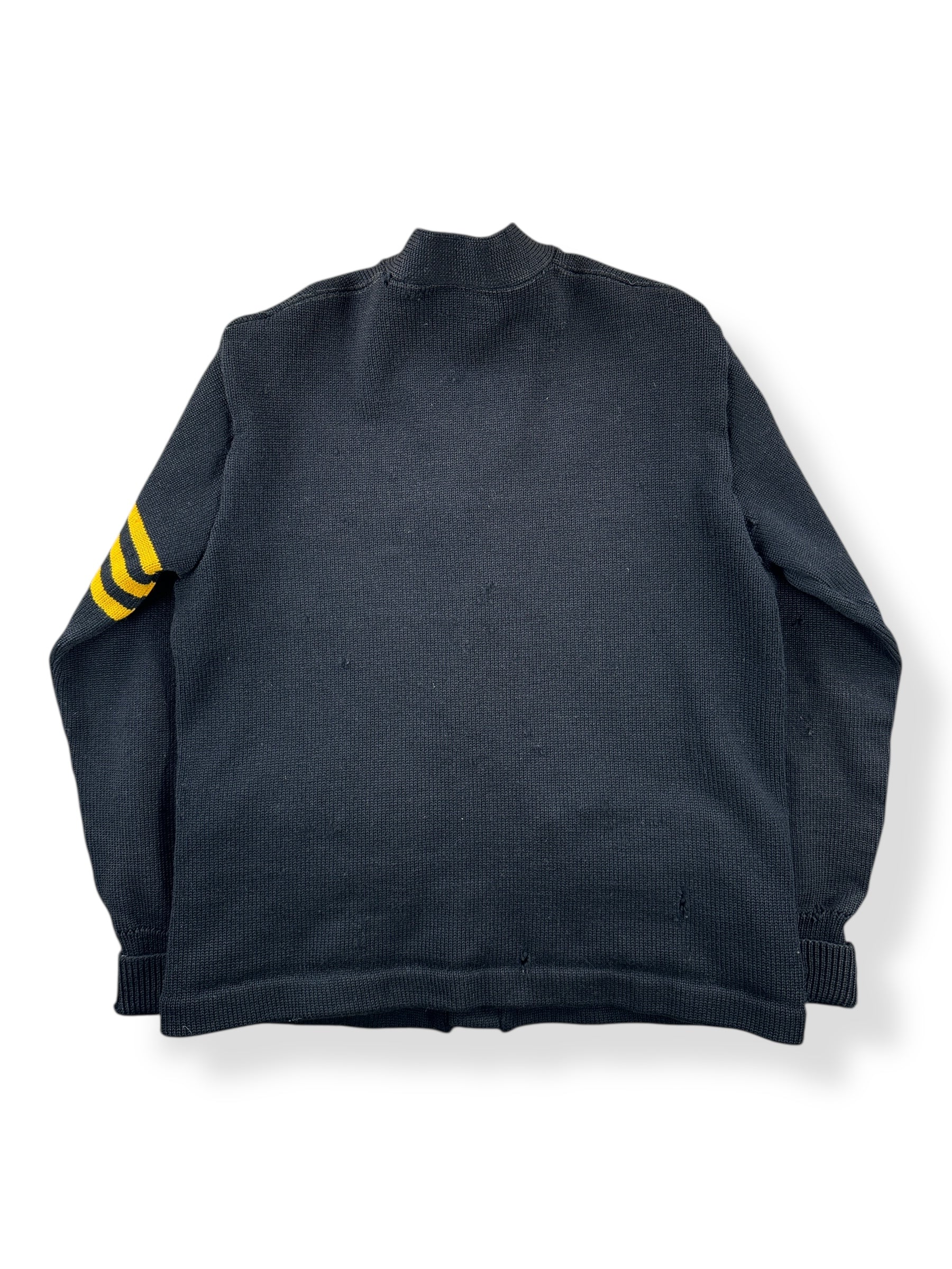 Back of Vintage Whitings Varsity Sweater SZ M AS IS